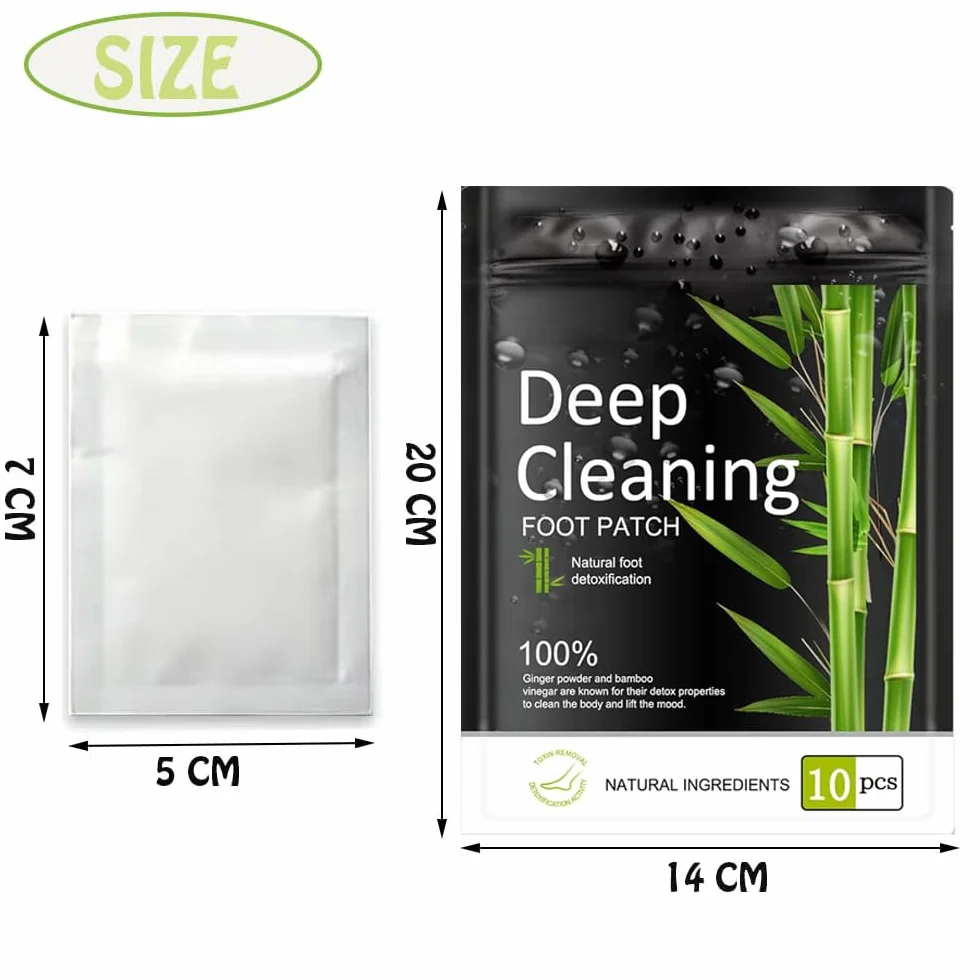 Cerotti Disintossicanti Piedi Detox Foot Patch 30 Pezzi Alleviare Stress Sonno