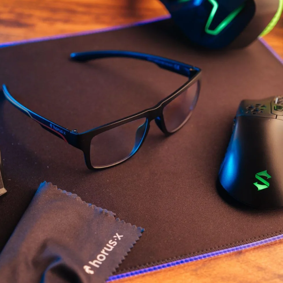 Horus X Occhiali anti luce blu per bambini da gaming Clear