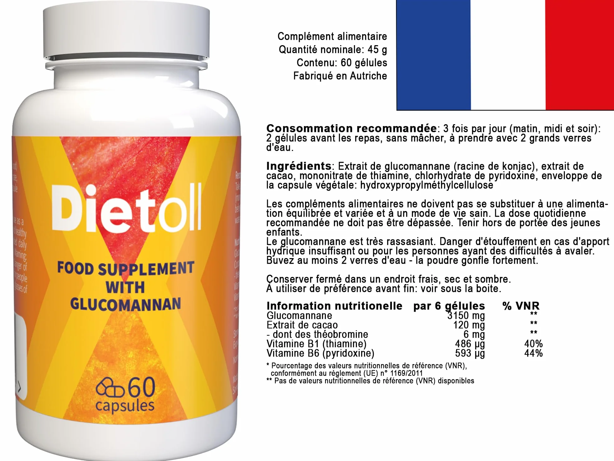 Dietoll 120 Capsule (2x 60 Capsule) Confezione da 2