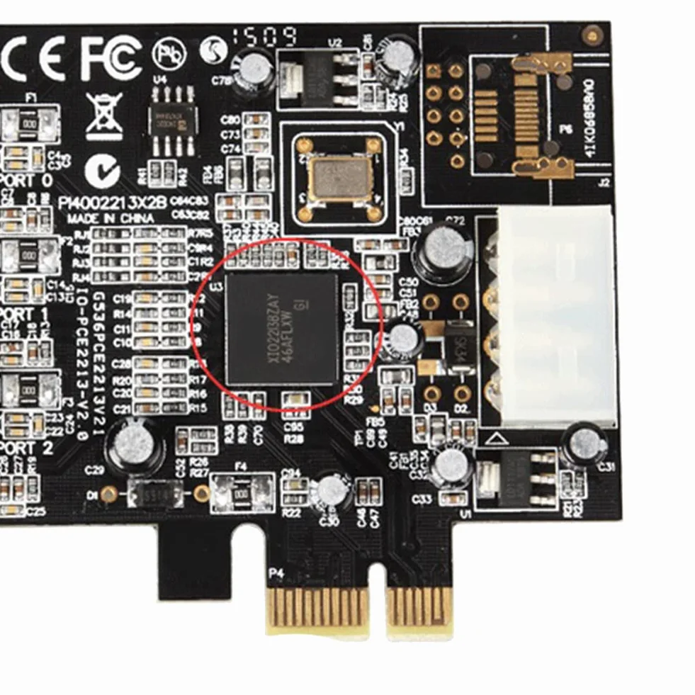 Scheda di acquisizione video PCI Express a 3 porte Firewire 1394B e 1394A PCIe 1.1 X1 Scheda TI XIO2213B Chipset
