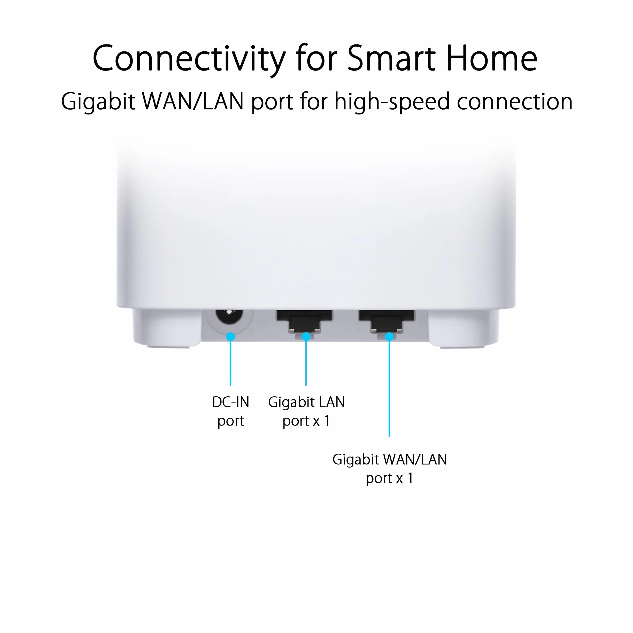 ASUS ZenWiFi XD4 Plus - Per Modem Operatore e ONT, Sistema Mesh WiFi 6 AX1800, fino a 445 m², AiMesh, AiProtection, Parental control, Router App, 3 Pezzi, Bianco