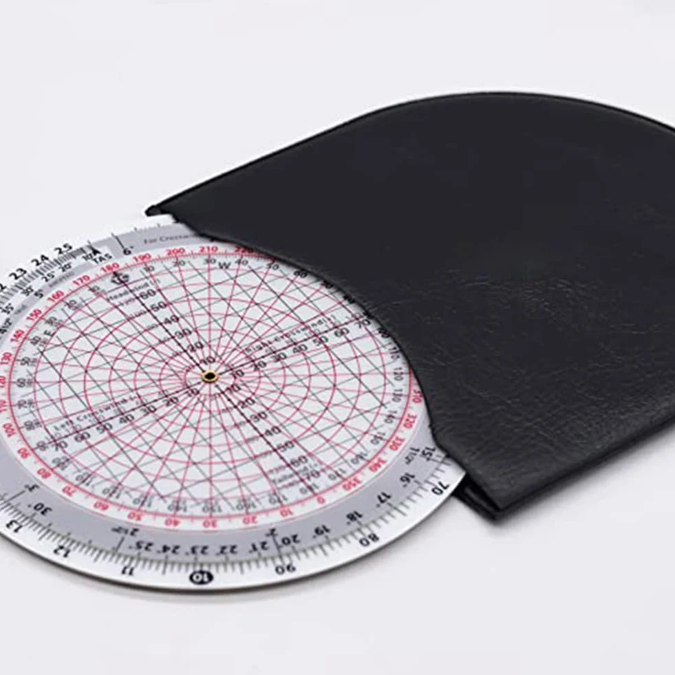 MARKELL 1 Pezzo E6B-R Flight Computer Metal Aviation Plotter Regolo Calcolatore Circolare