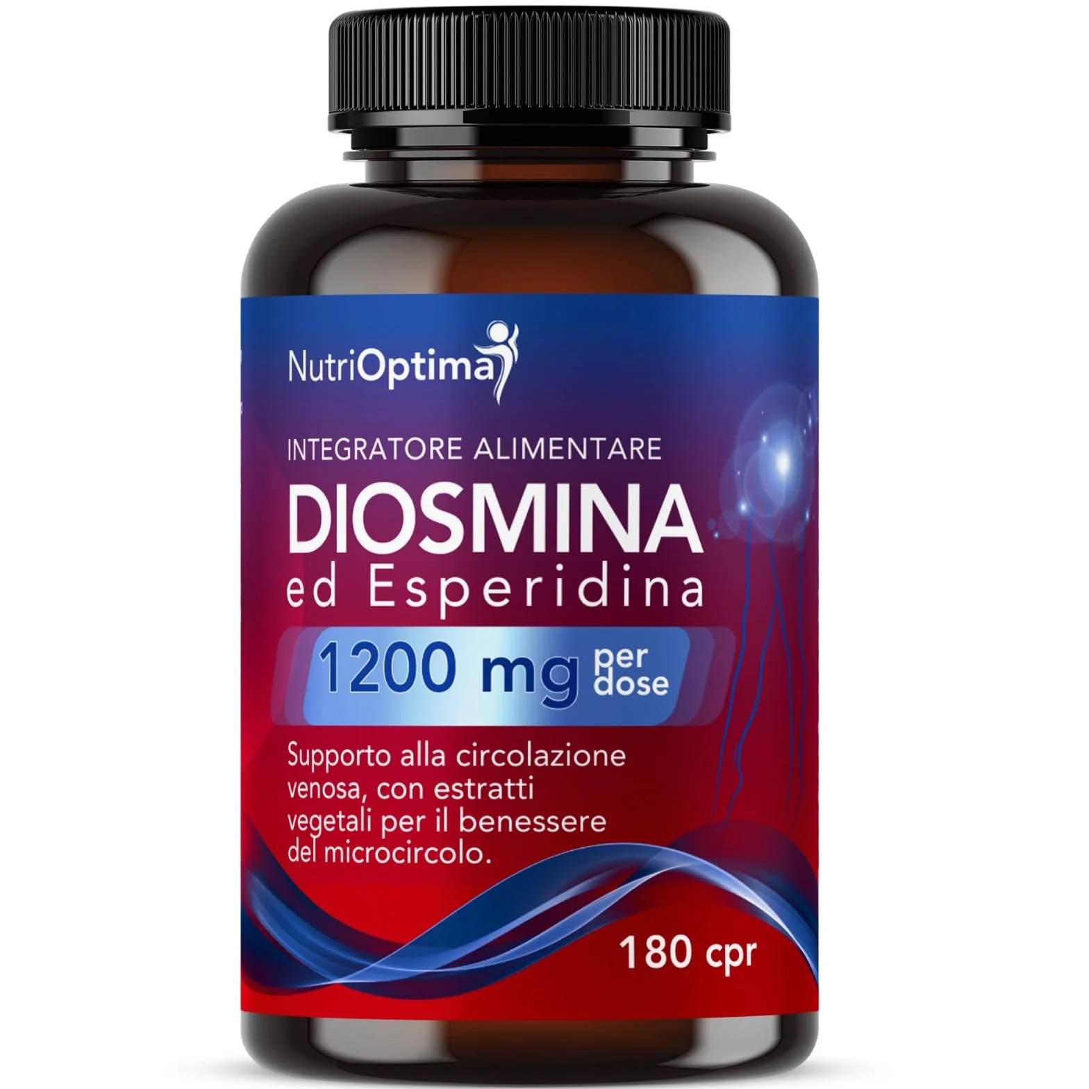 Diosmina Esperidina 1200mg 180 Compresse Integratore Flavonoidi per Microcircolo Gambe