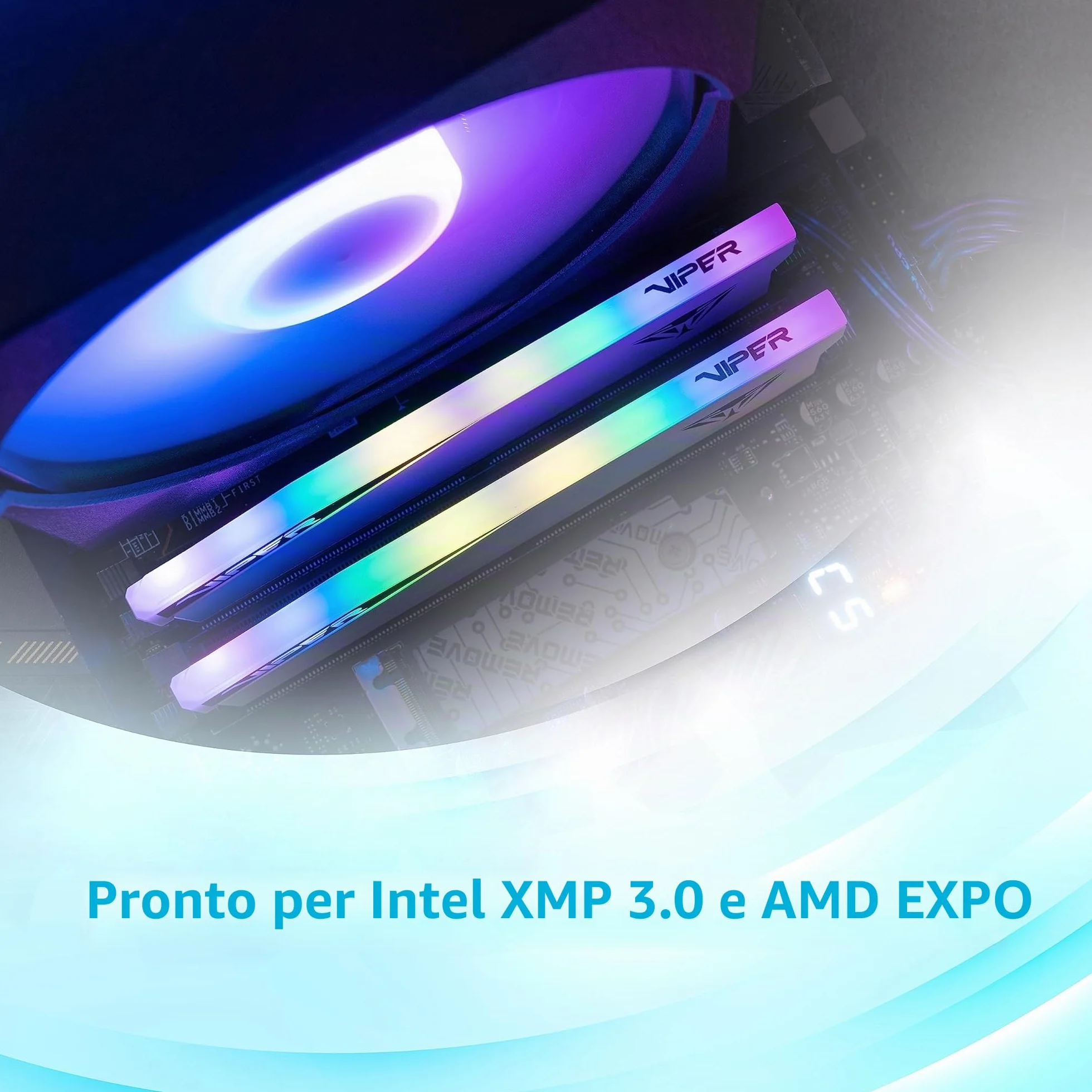 Patriot Viper Elite 5 RGB DDR5 32GB (2 x 16GB) 6000MT/s Kit - PVER532G60C30KW