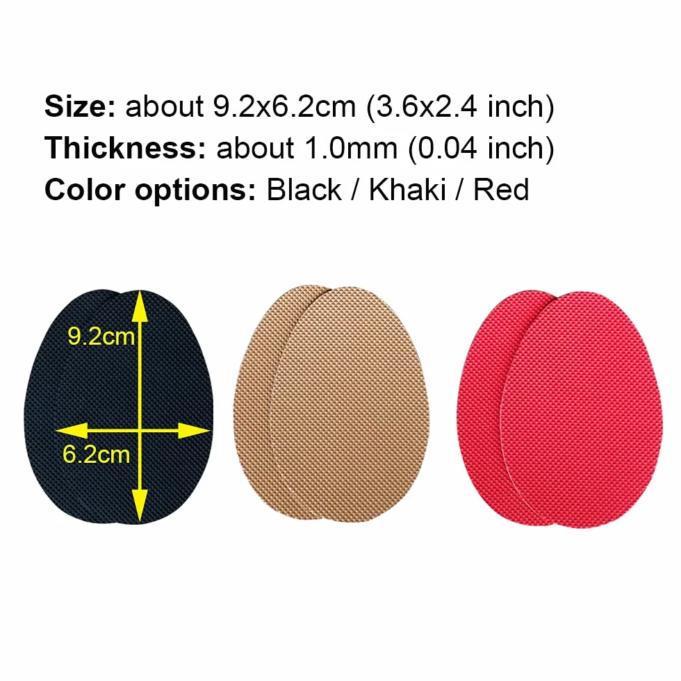 UNIKSTEP 5 par impugnature antiscivolo per suole scarpe, cuscinetti gomma autoadesivi