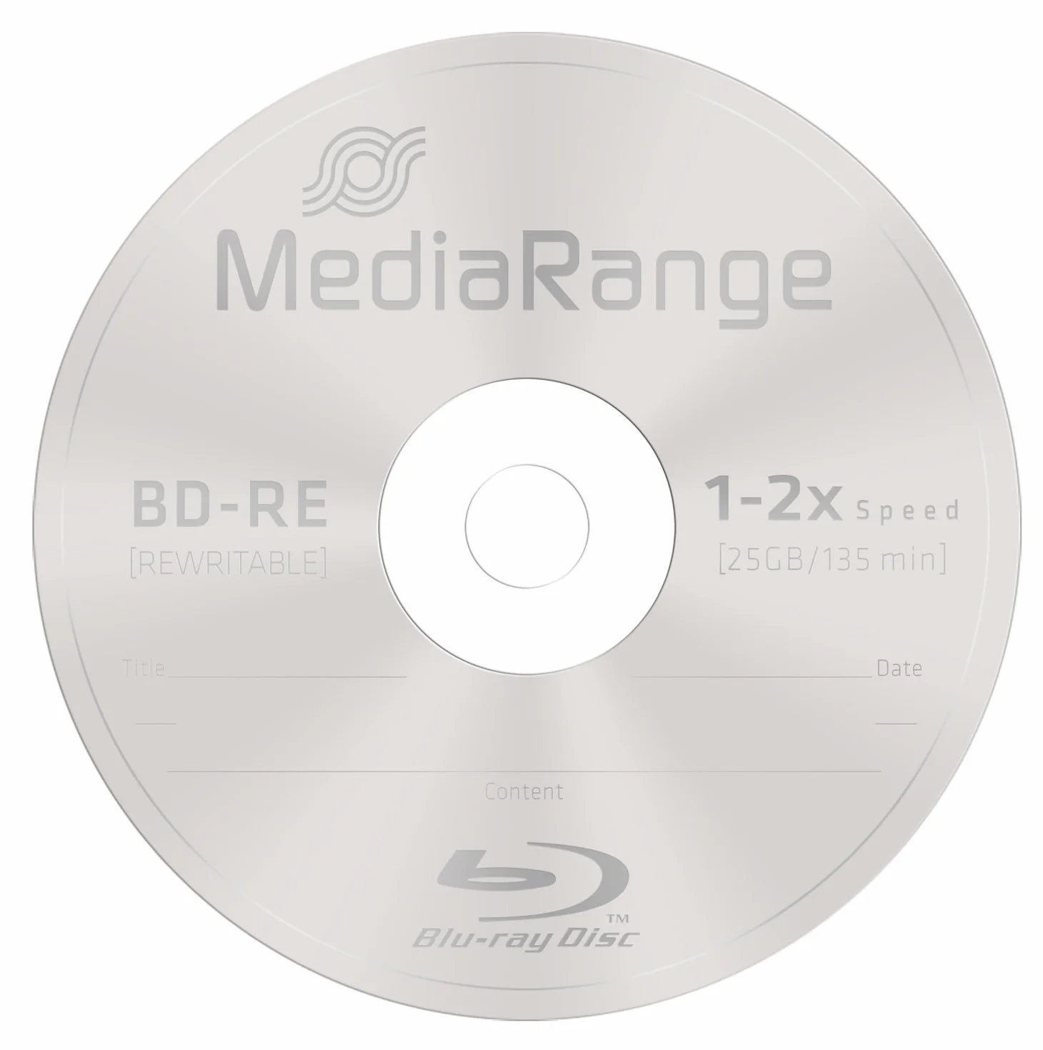 MediaRange MR501 BD-R da 25 GB, 10 Pezzi
