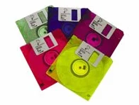 Imation 3.5" DS-HD IBM PC Fmtd Neon Diskettes 10pk 1,44 MB