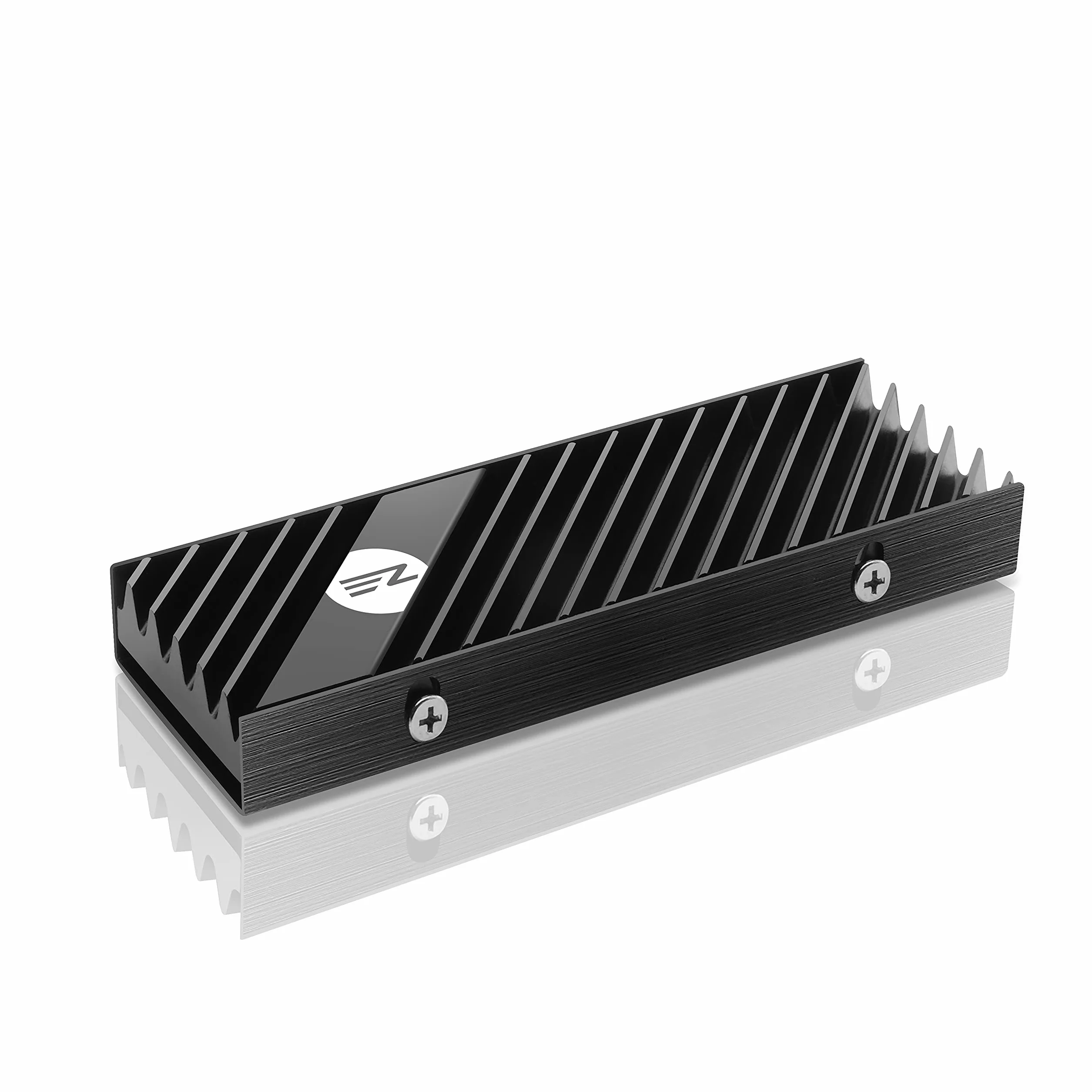 EZDIY-FAB M.2 2280 Dissipatore di Calore SSD,Dissipatore di Calore Bifacciale,Raffreddatore SSD ad Alte Prestazioni per PC/PS5 per PCIE NVME M.2 SSD o SATA M.2 SSD-Nero