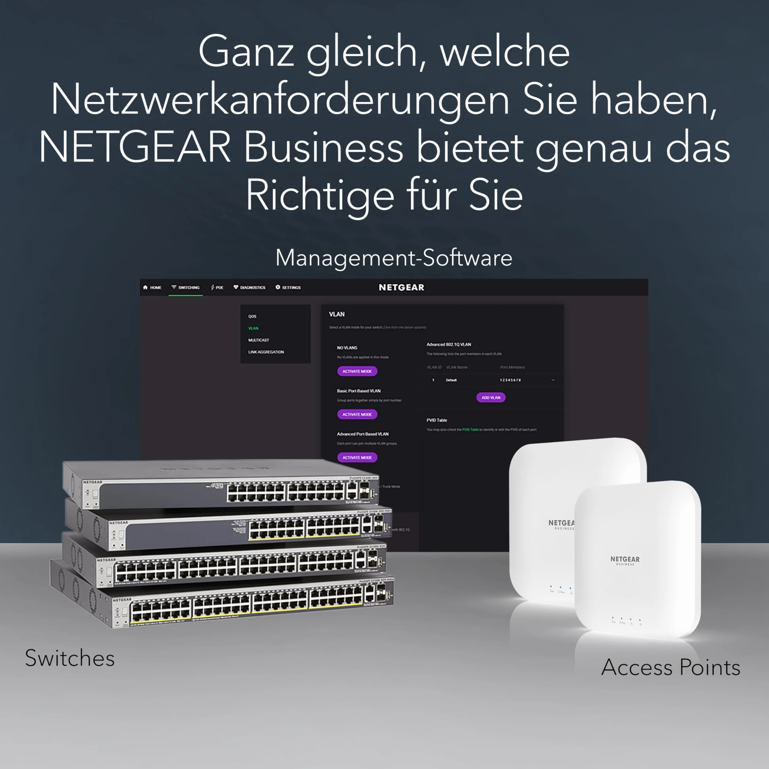 NETGEAR Switch Ethernet Unmanaged (GS305P), Switch PoE a 5 Porte, con 4 PoE+ a 63 W, Montaggio su Scrivania o a Parete.