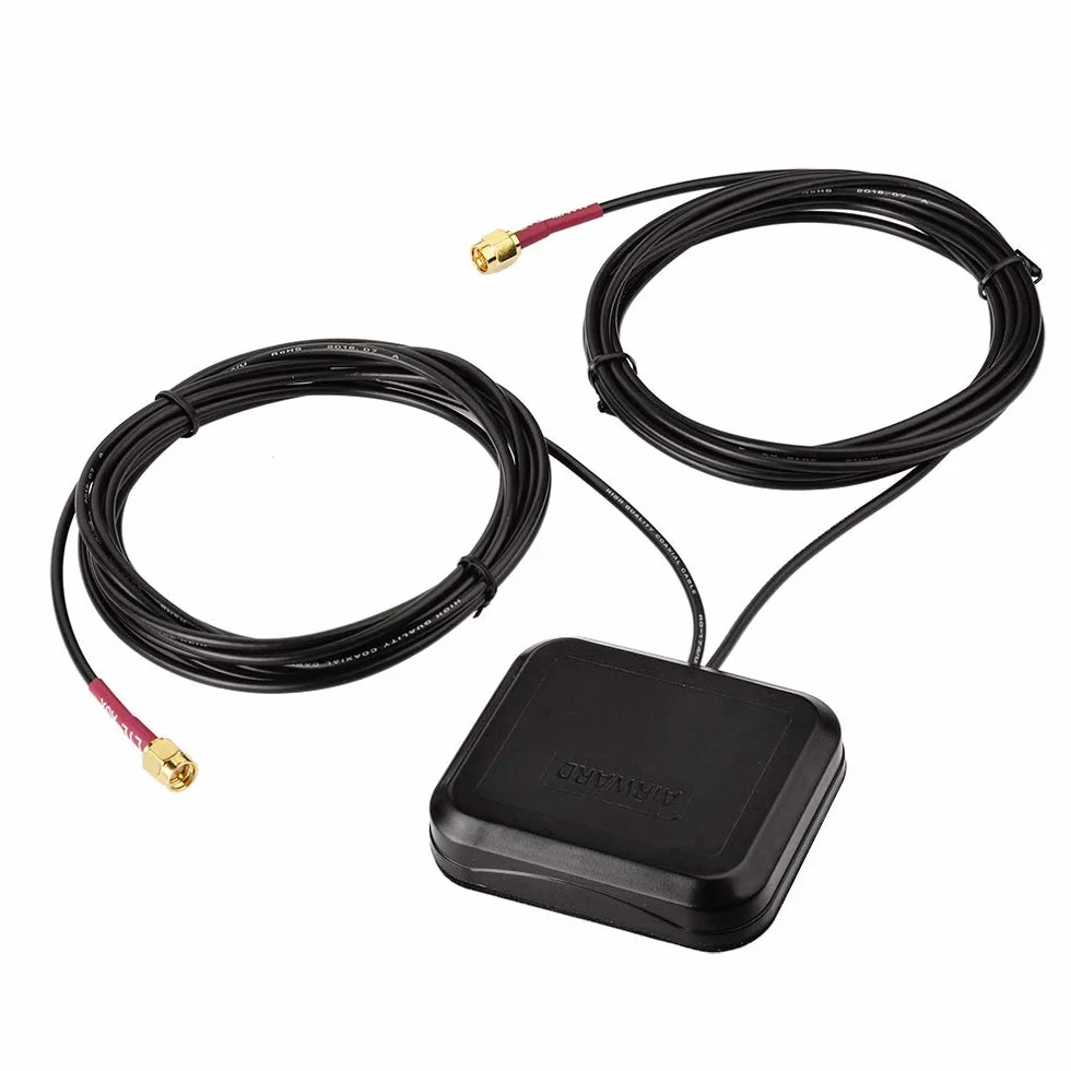 Superbat 4G LTE Antenna Dual Band MIMO Magnetic Mount Omni-Directional Dual SMA Male Antenna per Verizon AT&T T-Mobile Sprint 4G LTE Router Gateway Modem Wireless Router