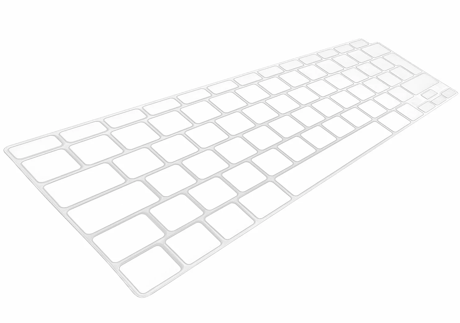 MyGadget Copritastiera compatibile con Apple MacBook Air 13 Pollici (Dal 2020 M1) - Protezione Tastiera Silicone - Skin Trasparente