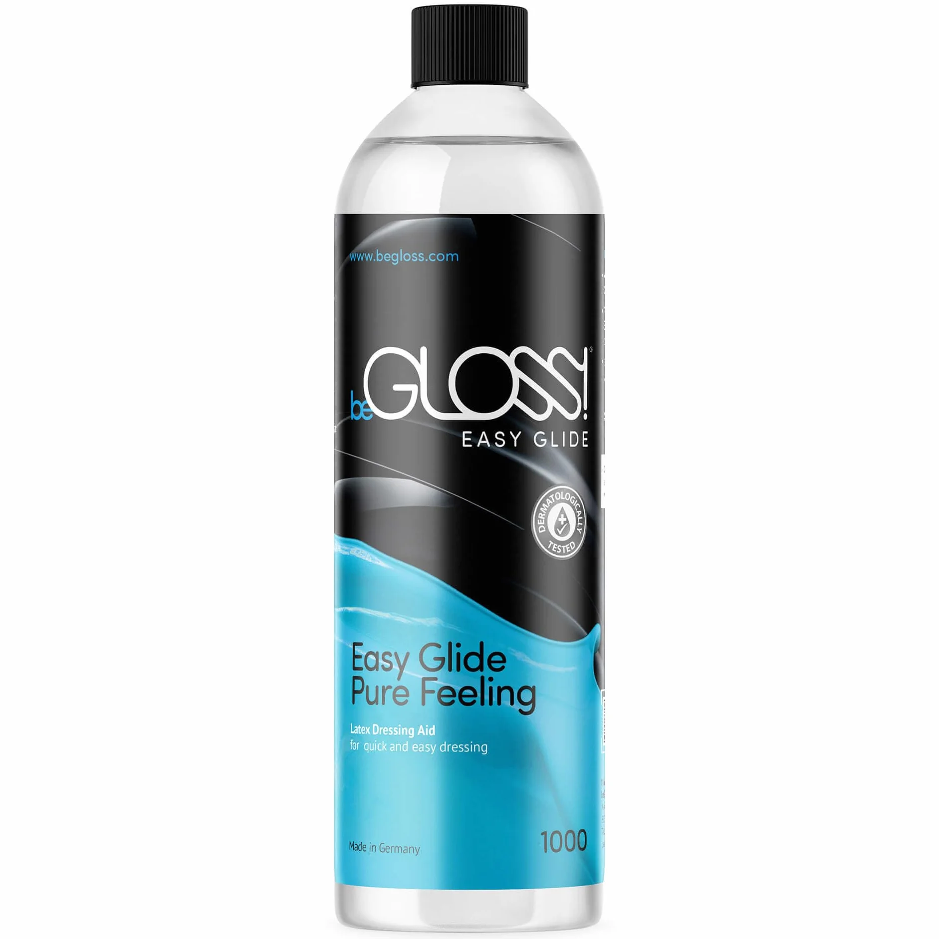 beGLOSS Easy Glide 1000 ml lubrykant do zakładania odzieży gumowej i lateksowej