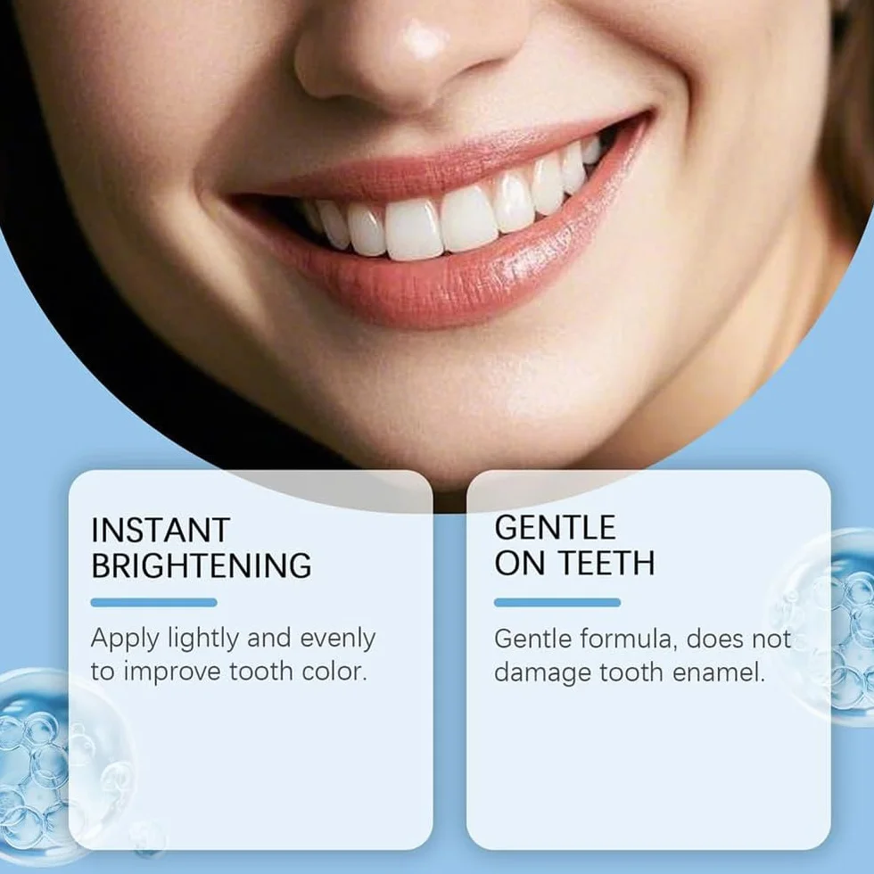 Tooth Polish Biancante Naturale Per Denti Portatile A Lunga Durata Ingredienti Attivi Naturali Pasta Dentale 1pcs