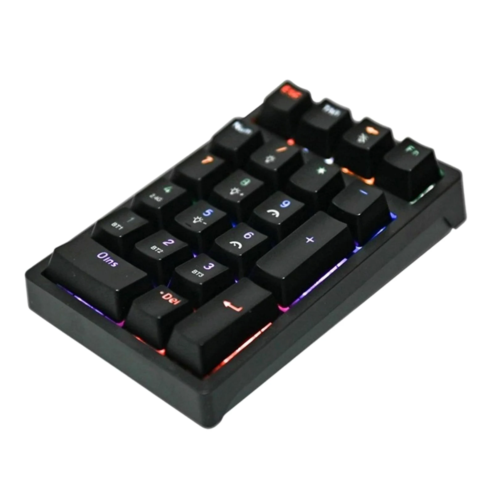 Tastierino Numerico Tastiera Meccanica Compatta con Porta USB | Tastierino Numerico Senza Fili Con 21 Tasti Meccanici Adatto Per La Contabilità Finanziaria E Per I Desktop I Computer I