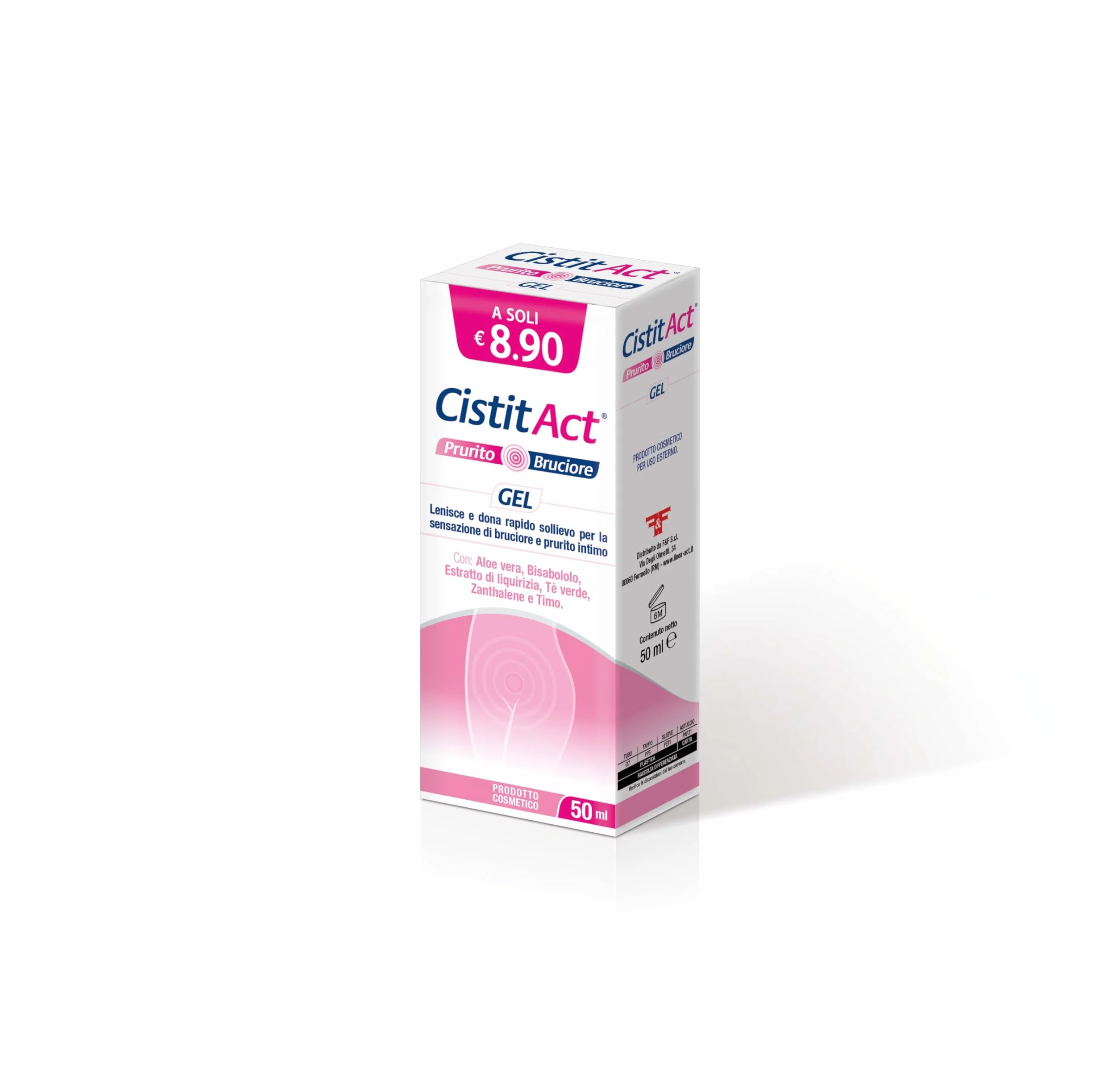 Cistit ACT Prurito Bruciore Gel Lenitivo Intimo 50 ml