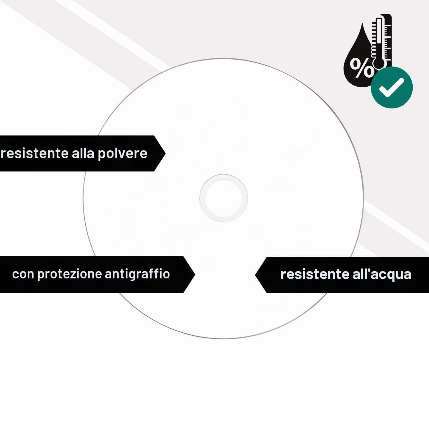 Verbatim DVD+R 16x Speed (photo inkjet printable) confezione da 50