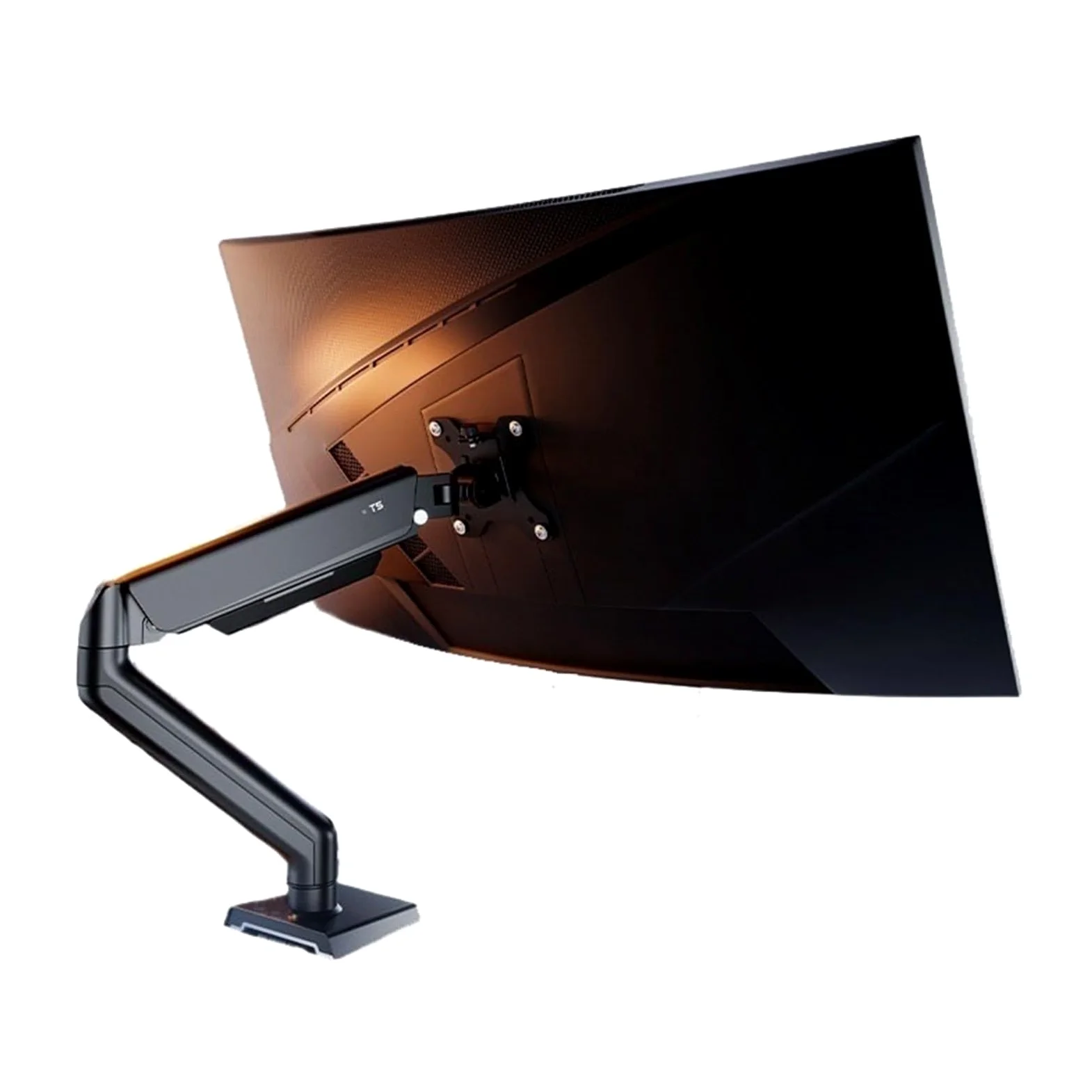 supporto da tavolo per monitor Supporto for braccio for monitor singolo da 17"-32", supporto da tavolo for monitor in alluminio, braccio articolato a molla meccanica che supporta fino a 19,8 libbre, m