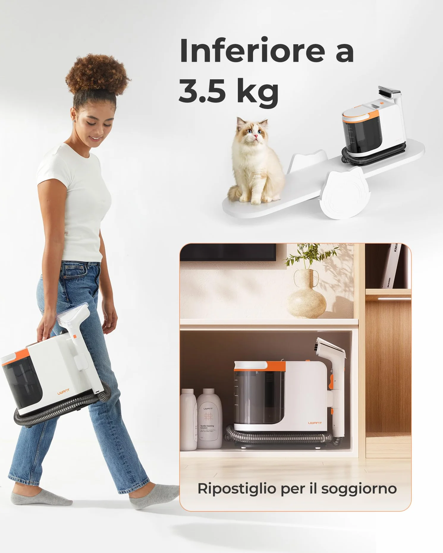 Uwant B200 SE Detergente per mobili 12000 Pa 69 dB