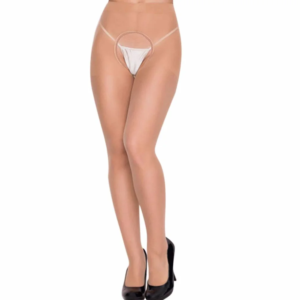 Cavallo comodi collant affascinanti da donna calze aperte Lingerie Taglia unica