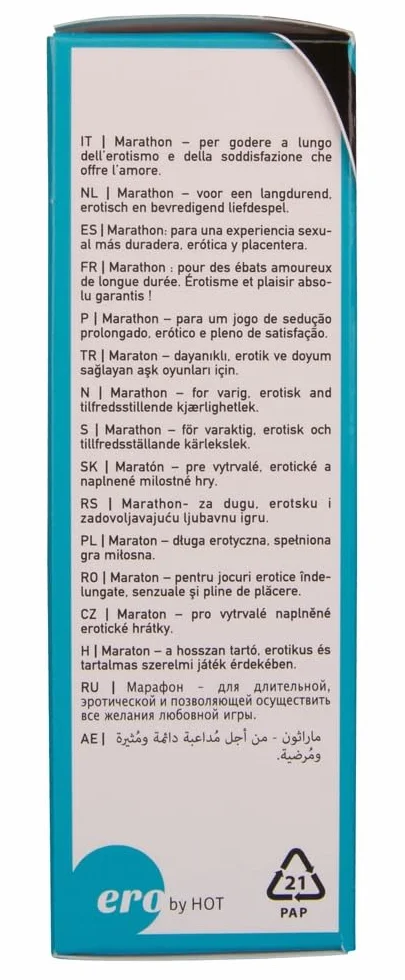 Spray per maratona a lunga potenza 50ml