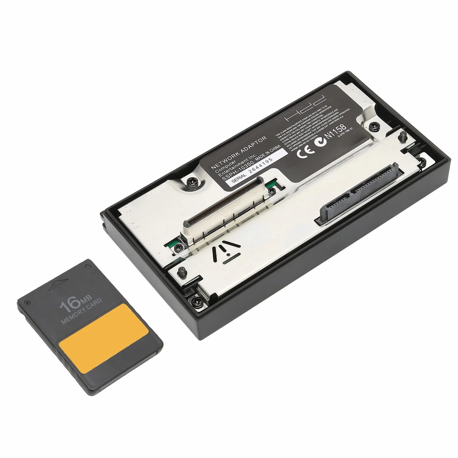Set di adattatori di rete PS2 con interfaccia HDD con scheda di memoria FMCB versione 1 966 da 16 MB McBoot supporta fino a 2 TB di gioco senza dischi host compatibili