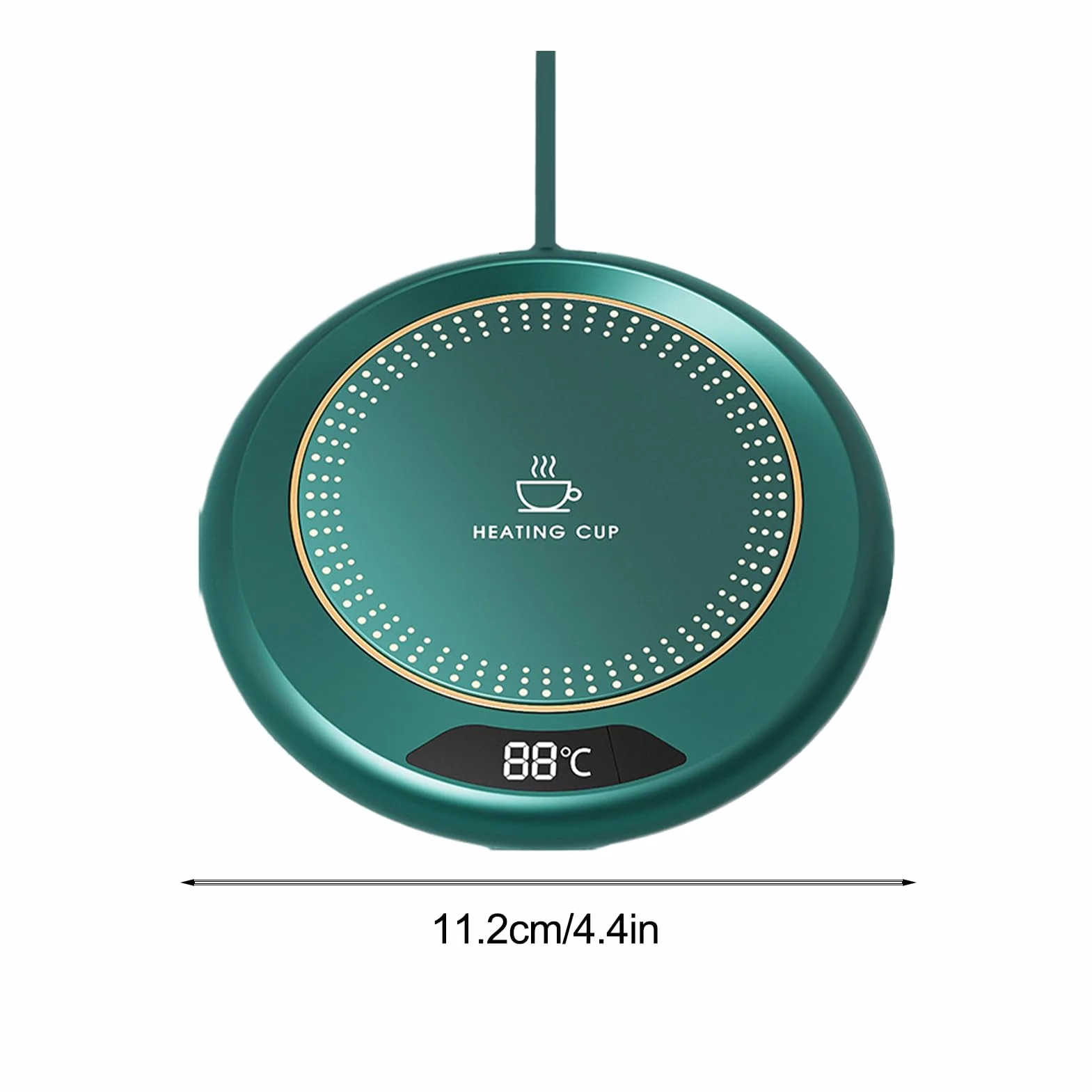 Scaldacaffè | 3 Livelli Temperatura Piastra Riscaldante USB Intelligente 20W | Dispositivo Riscaldante Per Cucina Sala Da Pranzo Regalo Casa - Accessorio Alimentare Termico per Bevande Calde