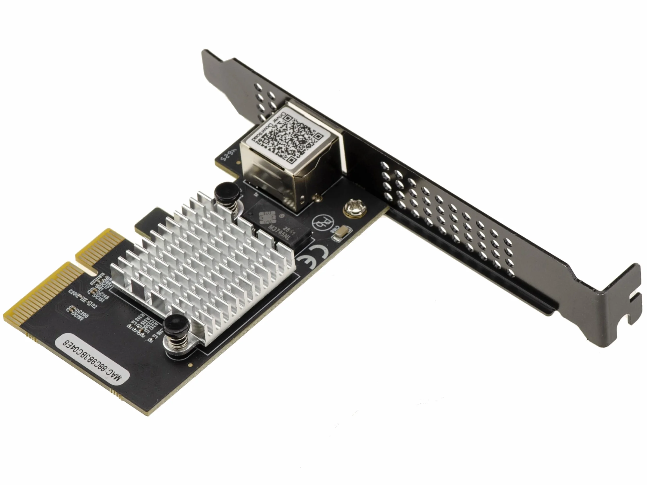 KALEA-INFORMATIQUE Scheda controller di rete PCIe x4 Gen 4.0 10 Gigabit Ethernet compatibile con 1G, 2.5G, 5G, 10G, connettore RJ45, chipset Realtek RTL8127, retrocompatibile con Gen 3.0