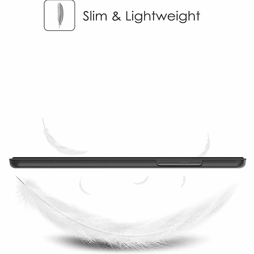 EasyAcc Custodia Cover Samsung Galaxy Tab A7 10.4 2020/2022 SM-T500 T505 T507, Ultra Sottile Smart Cover in Pelle con Sonno Sveglia