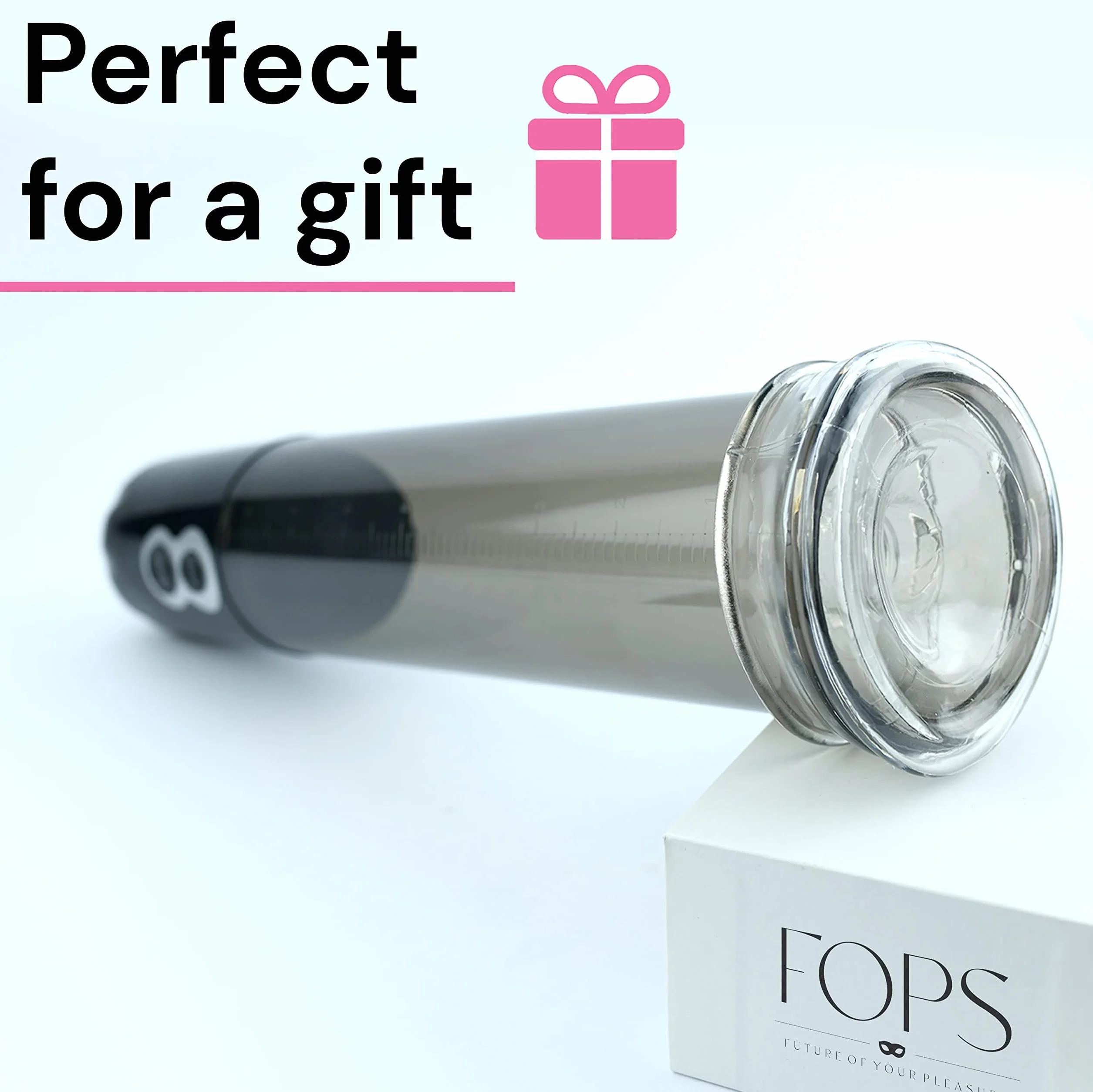 Pompa per Pene Elettrica 31cm Cilindro 22cm ⌀6.1cm PVC ABS Pompa Vacuo Uomo Sex Toy P02-5