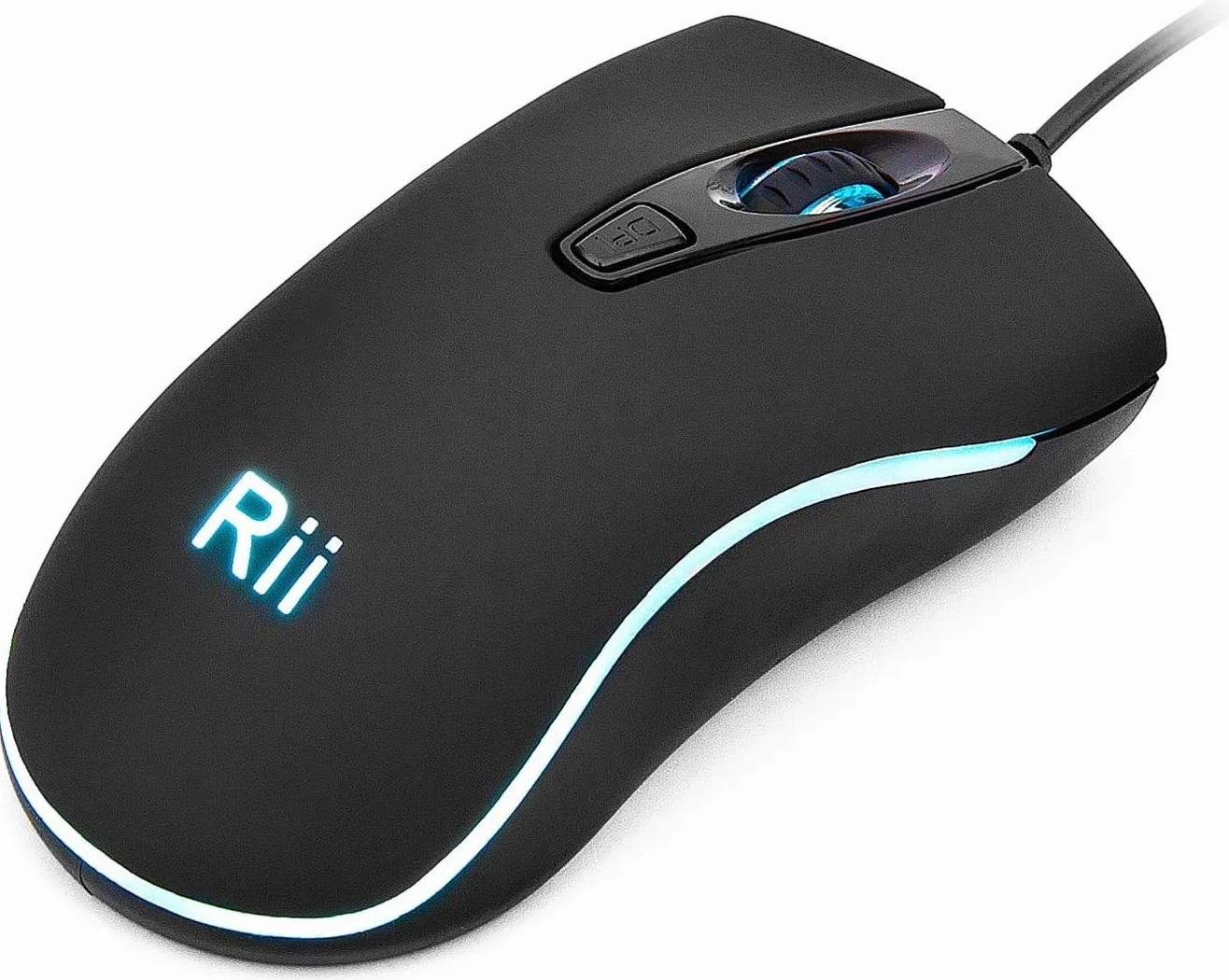 Rii RK105 - Set tastiere e mouse retroilluminati a LED, design elegante e minimalista