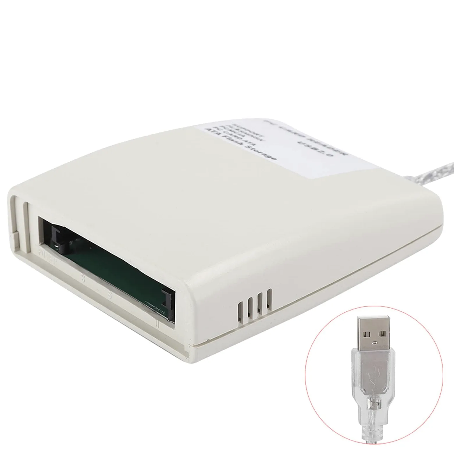 Pilipane Lettore di Schede USB,Lettore di Schede SD, Lettore di Schede Archiviazione Industriale Convertitore Portatile Memoria PCMCIa a 68 Pin PCATa Ad Alta velocità