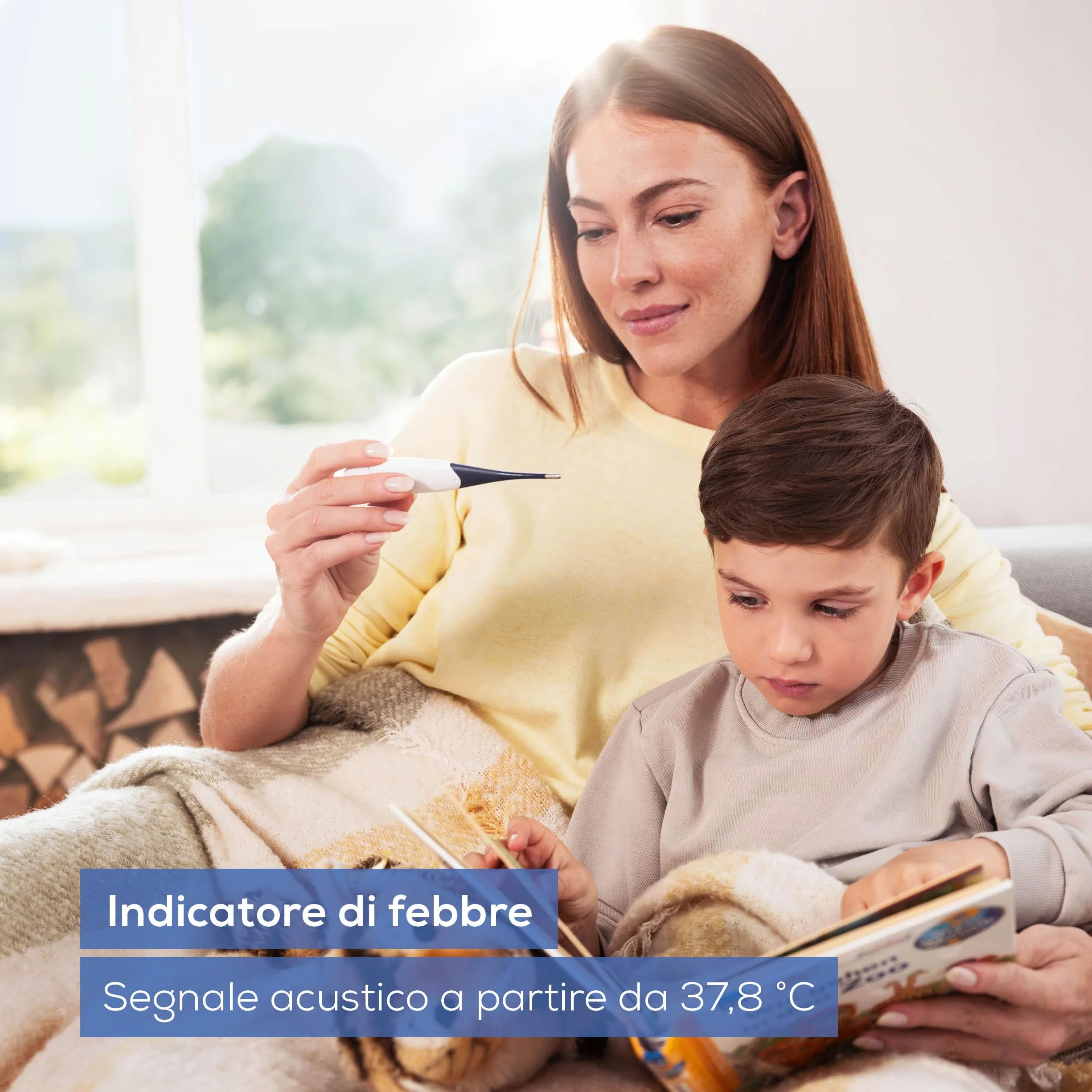 Beurer FT 17 Termometro Digitale Febbre con Punta Flessibile, Orale Rettale Ascellare, Risultato 10s Neonati Bambini Adulti