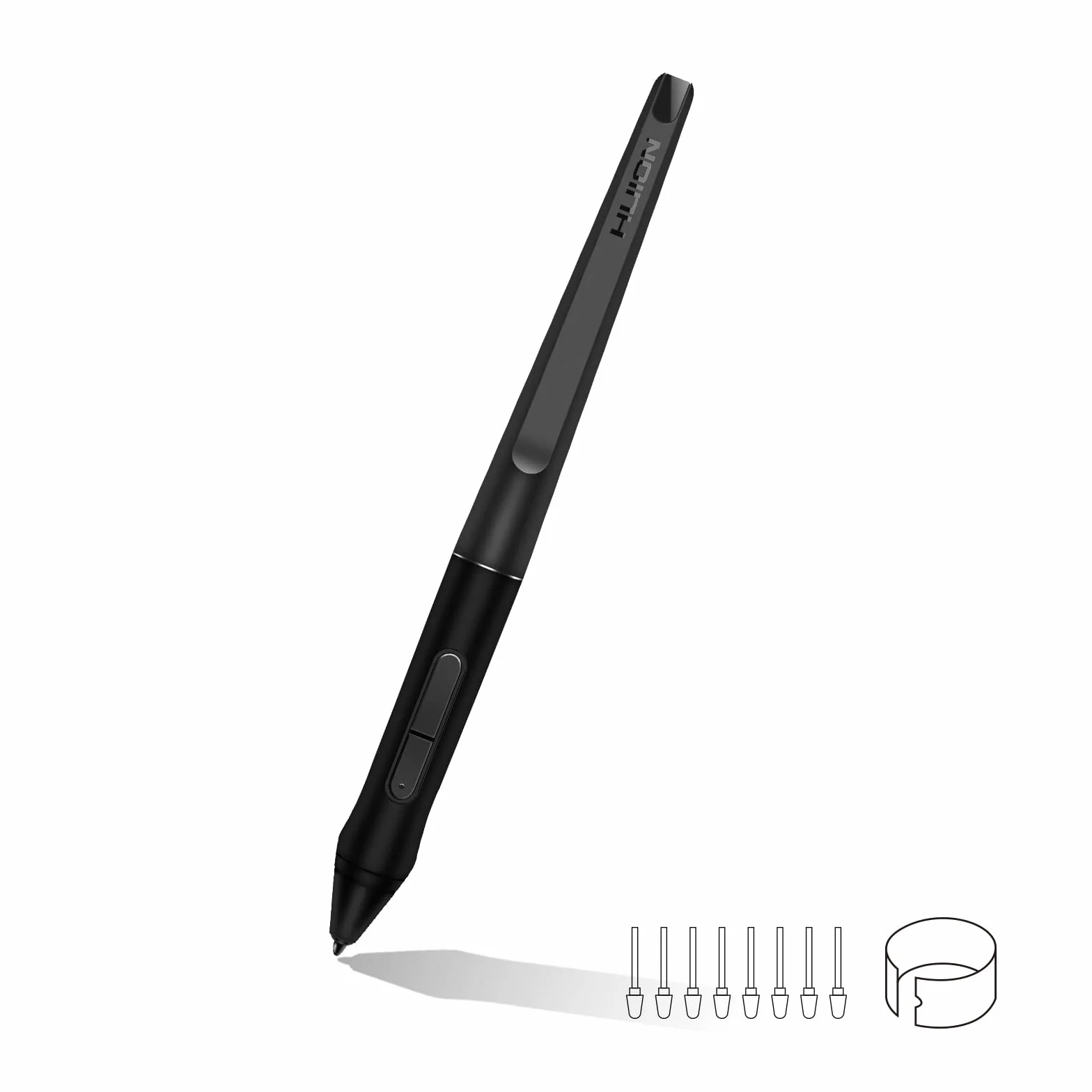 HUION PW500 Penna stilo Senza Batteria 8192 Livilli Tavoletta Grafica Penna Digitale Compatibile SOLO con HUION Inspiroy Q11K V2, WH1409 V2, HS611, Q620M, GT-191 V2 (500K), PRO 20, PRO 22, PRO 22 2019