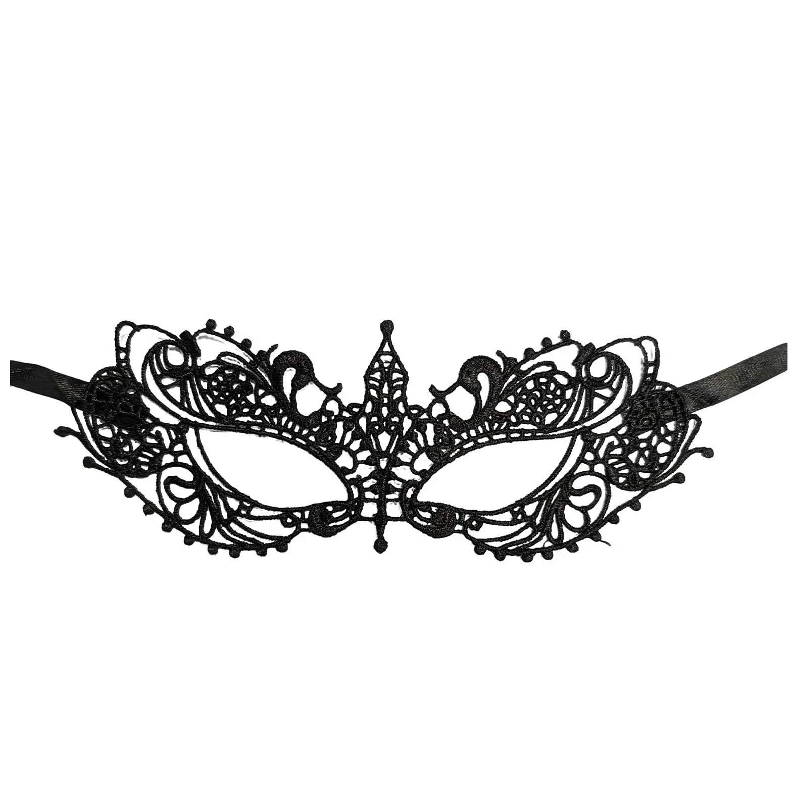 Set di Maschera dell'Occhio Misteriosa del Merletto con Frusta Equestre in Pelle e Piuma per Allenamento Cavallo