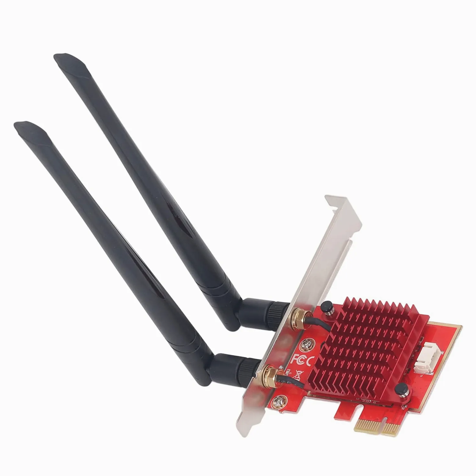 Adattatore di schede di rete wireless PCIE WiFi 8774MBPS TRI BAND GIGABIT per PC desktop