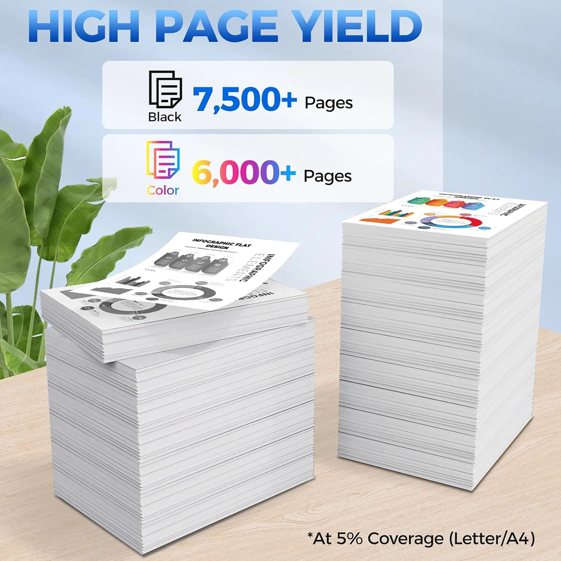 Cartuccia di Toner 415X, con chip, ad alta resa, cartuccia di inchiostro 415X Compatibile con stampante per HP Color LaserJet Pro M454DN/M454DW/MFP M479DW/M479FDN/M479FDW