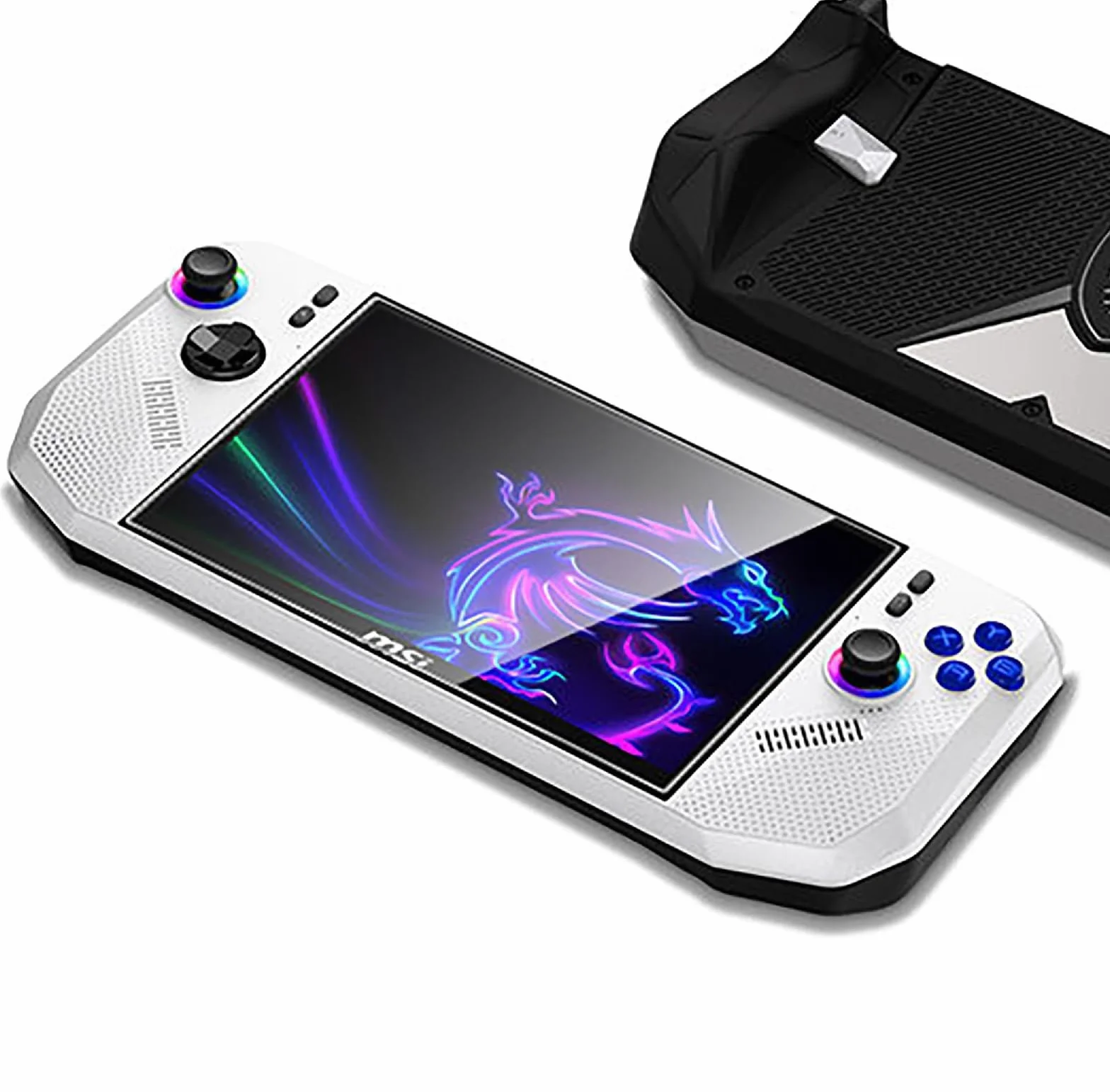 GIOPUEY [2 Pezzi Vetro Temperato Compatibile con MSI Claw A8, Vetro ad Alta Trasmittanza, Resistente ai Graffi, Cover Compatibile, Pellicola Prottetiva per MSI Claw A8