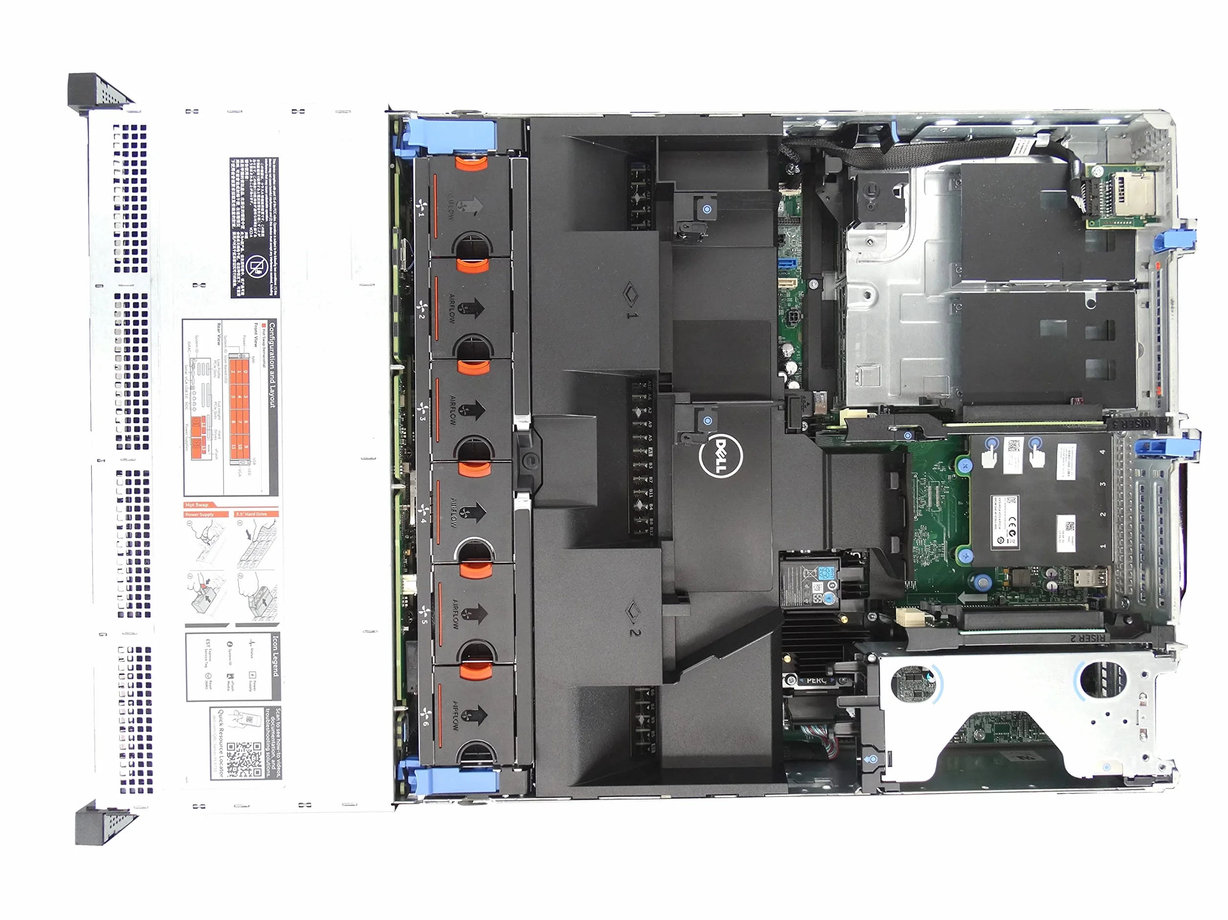 Dell PowerEdge R730XD 12x LFF 2x E5-2680 V3 128GB DDR4 ECC REG 2x3TB SAS H330 Rack 2U iDRAC 8 Ricondizionato