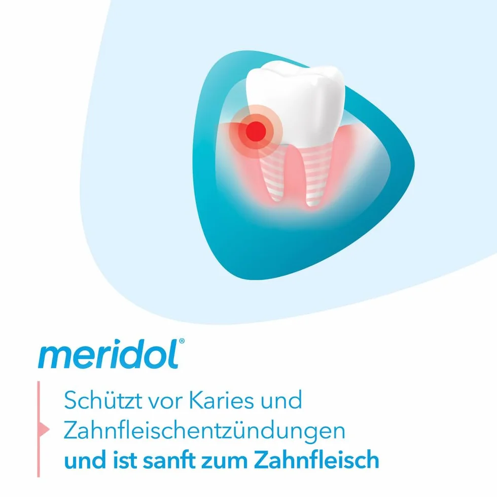 Meridol Filo Interdentale Spugnoso Cerato 40 Metri 1 Pezzo Pulizia Delicata Carie