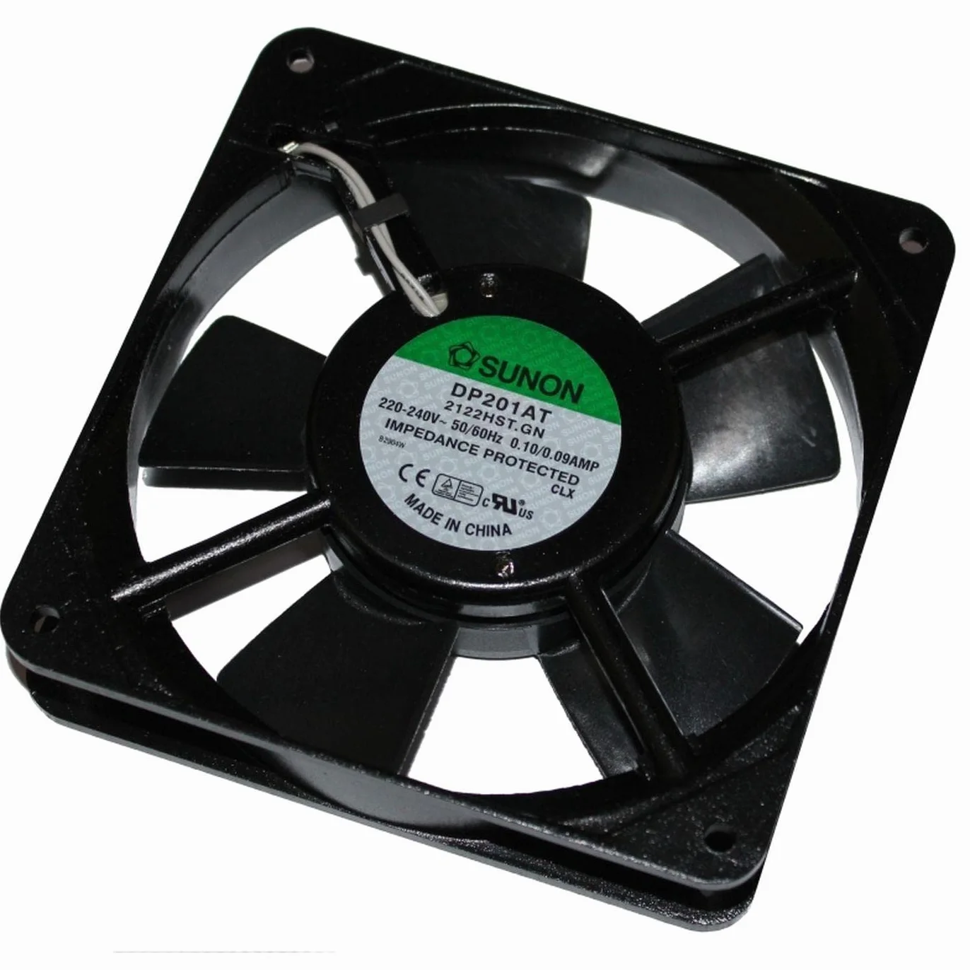 Sunon Ventilatore 230 V AC 19 W 120 x 120 x 25 mm 108,7 m³/h 2000 giri/min, 108,7 m³/h Sunon DP201AT2122HST