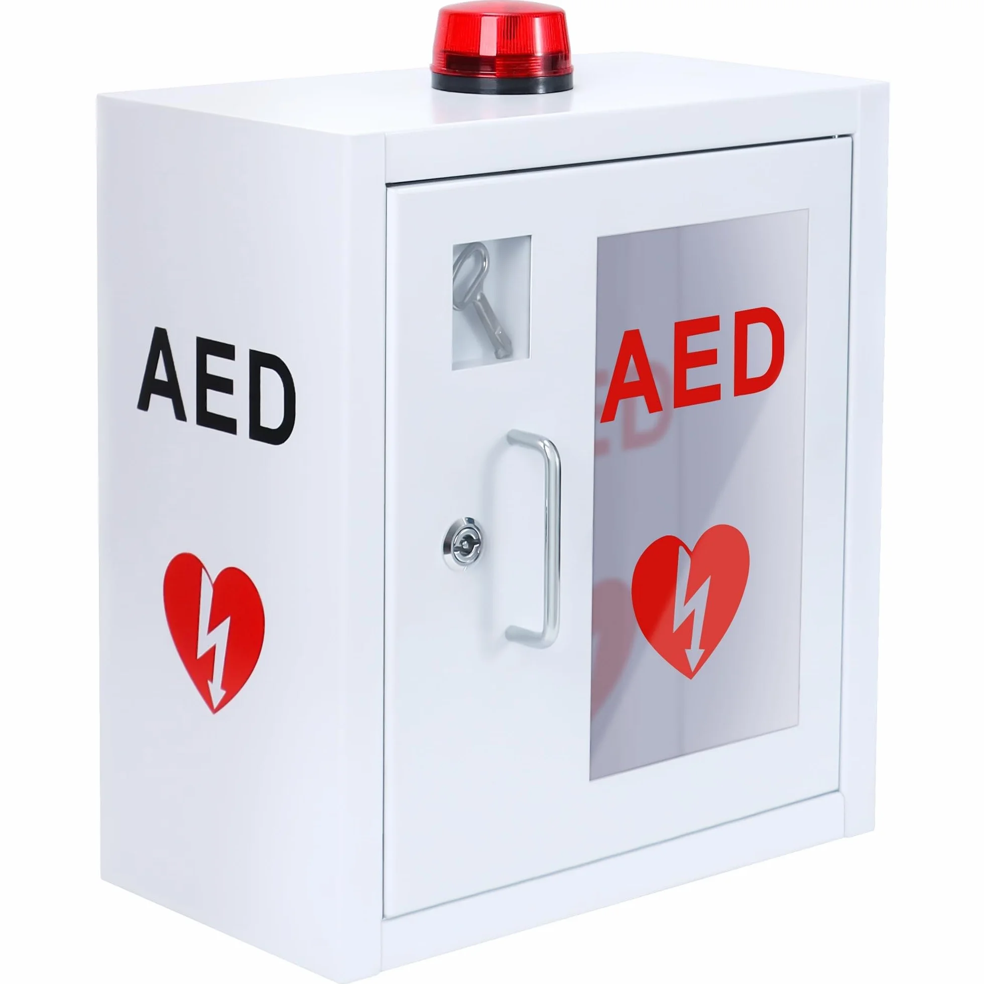 Armadietto da parete AED con allarme e serratura per defibrillatore