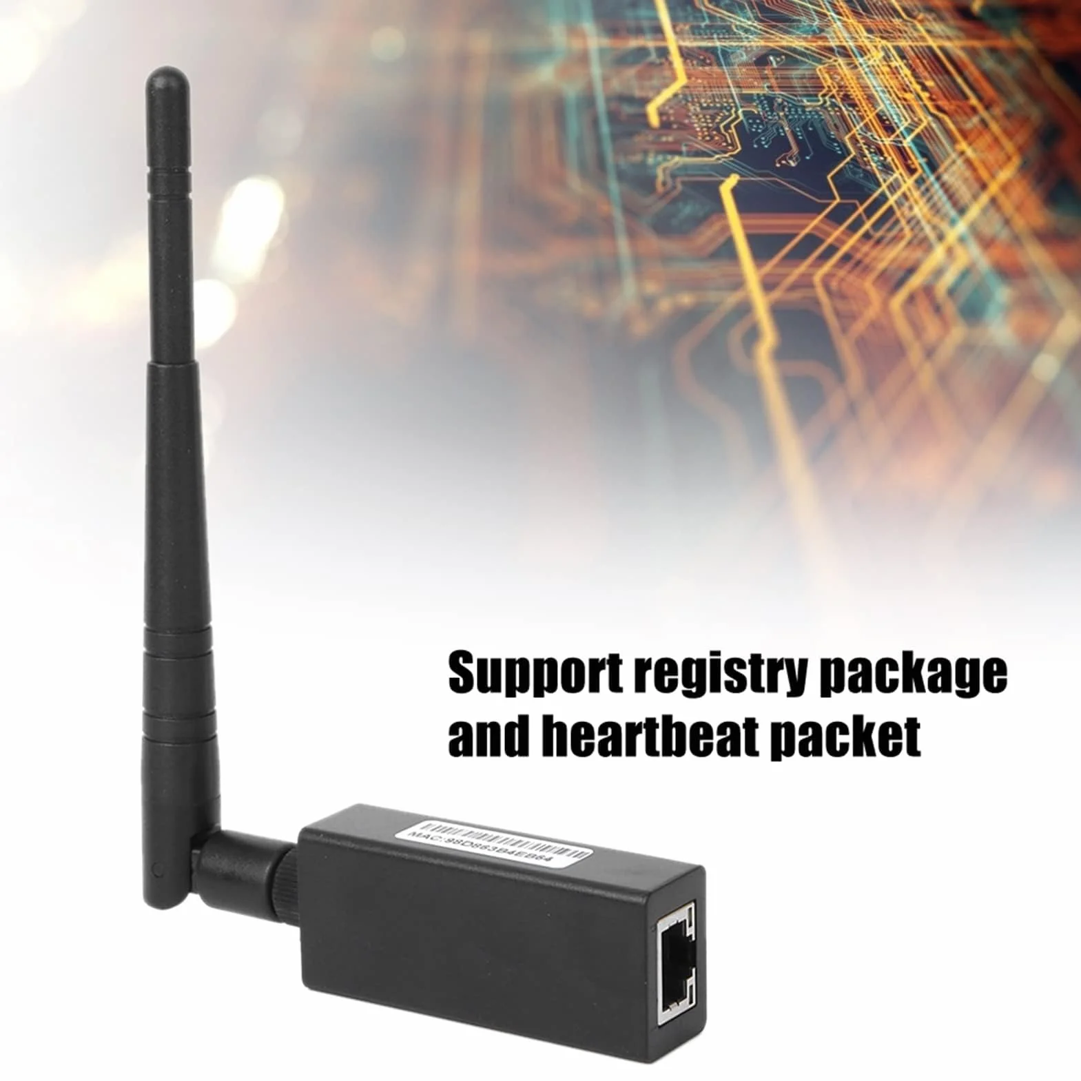 Server di Dispositivi Seriali WiFi con Antenna Esterna RJ45 Ethernet