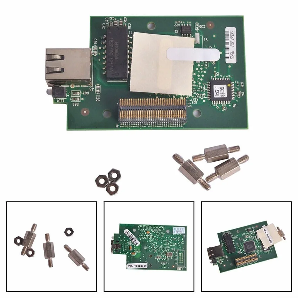 Scheda di rete per stampante di etichette Zebra ZM400 ZM600, modulo server di stampa Ethernet interno 79823 79501-011, adattatore LAN integrato di ricambio
