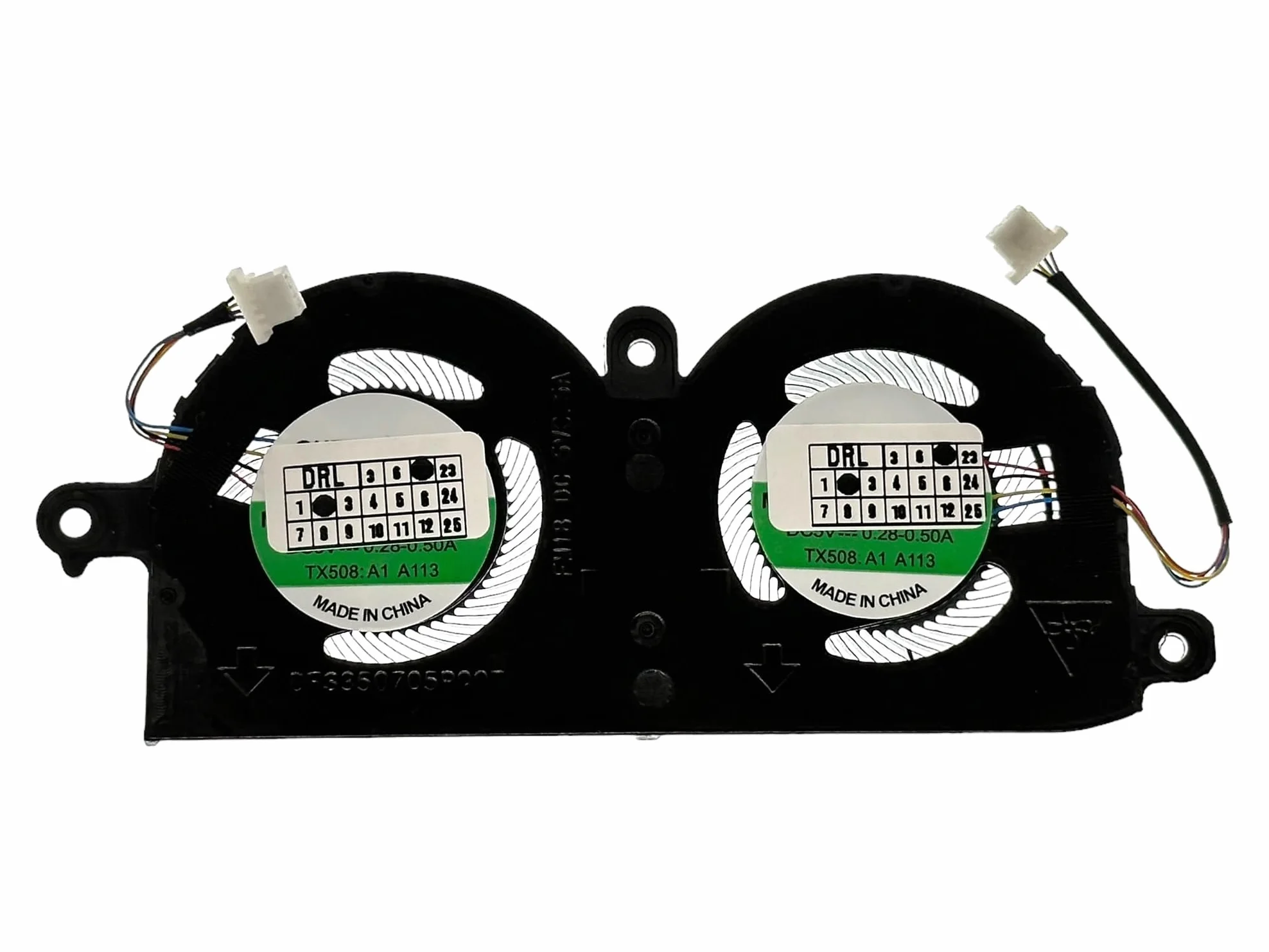 Ventola di Raffreddamento SET CPU + GPU per Dell XPS 13 9370, 9380, XPS 13 7390, 13 9305, NP: EG50040S1-CP91-S9A, DFS350705PQ0T, ND55C19-16M01
