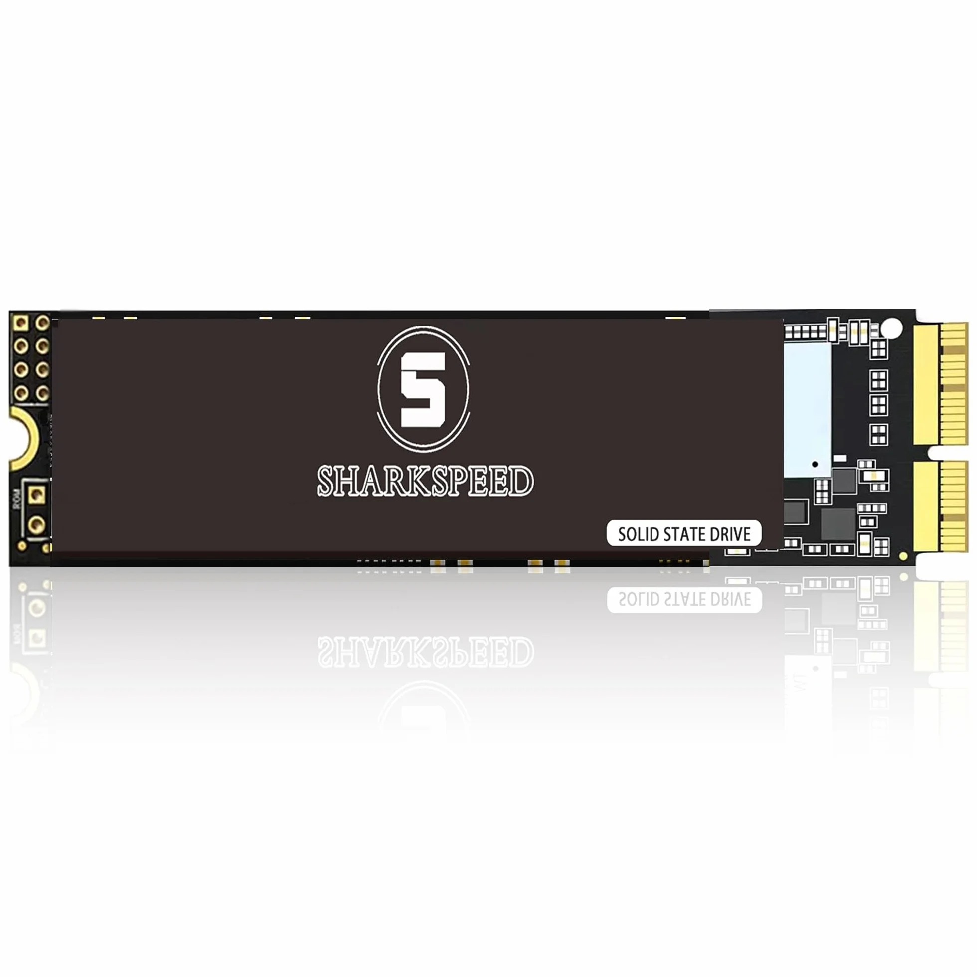 SSD 512GB Interno S SHARKSPEED M.2 NVMe PCIe Gen3.0x4 Compatibile con MacBook Air A1465 A1466(2013-2015，2017), MacBook Pro A1502 A1398(Retina 2013-2015), iMac A1418 A1419(2013-2017), Mac Mini A1347...