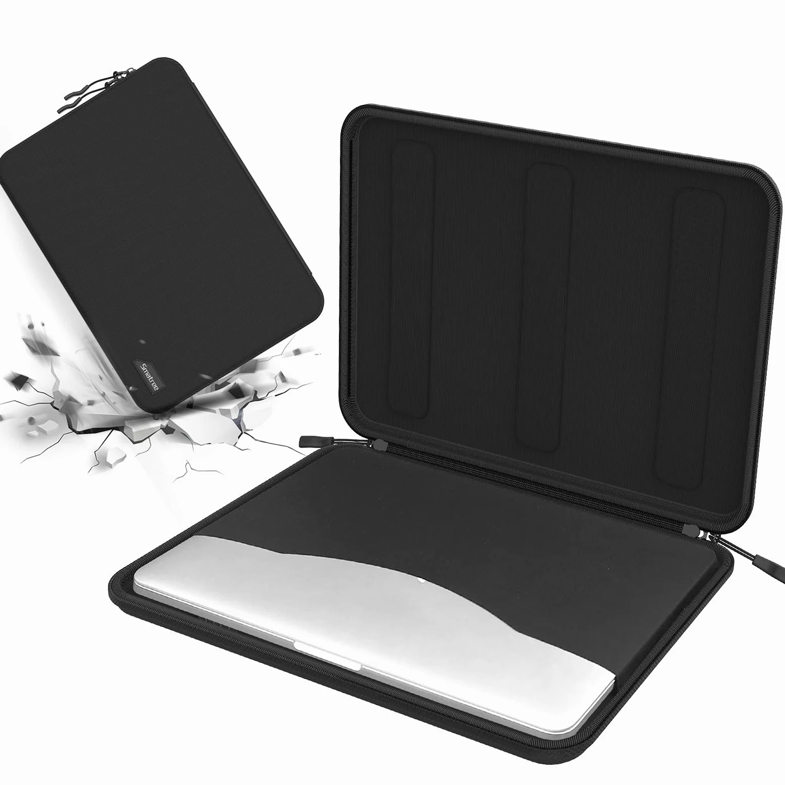 Smatree Custodia rigida per computer portatile da 15 pollici, compatibile con HP Pavilion x360 2 in 1 15,6 pollici, sottile antiurto, colore nero
