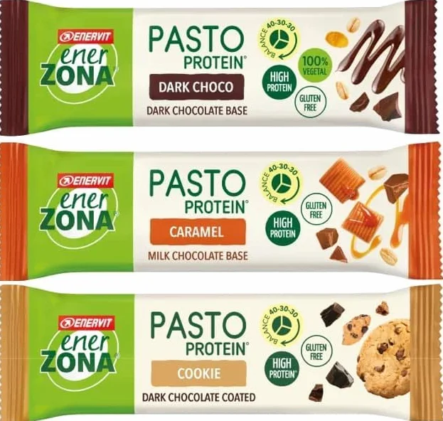 Enervit Enerzona Pasto Variety Pack 24 Barrette Proteiche Senza Glutine
