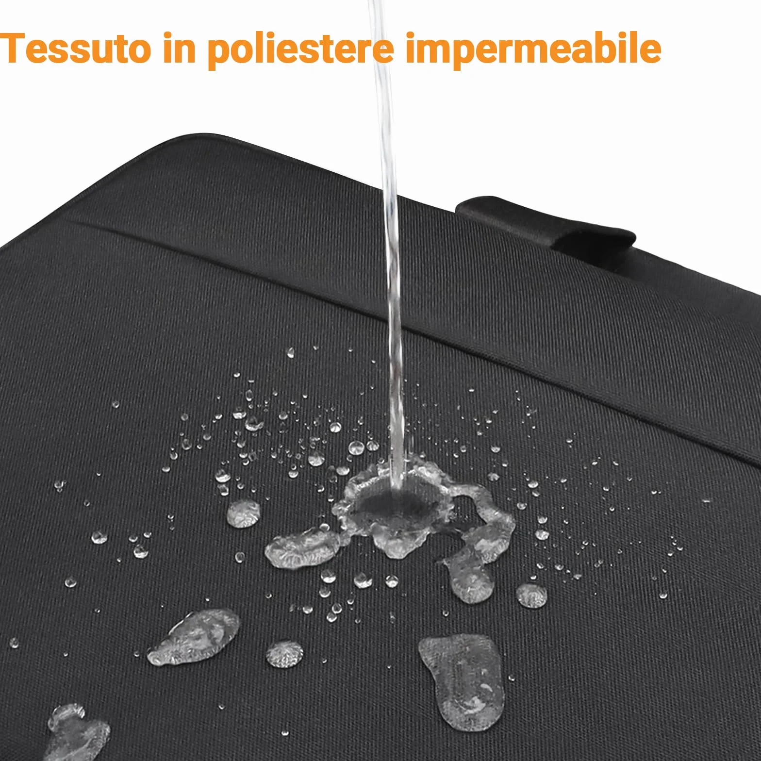 TECOOL 17 17,3 Pollici Borsa Laptop Custodia con Tracolla, Impermeabile Borsa Messenger Borsa Porta PC per 17 17,3 Pollici Acer ASUS Lenovo HP Dell Samsung Notebook Computer, Nero