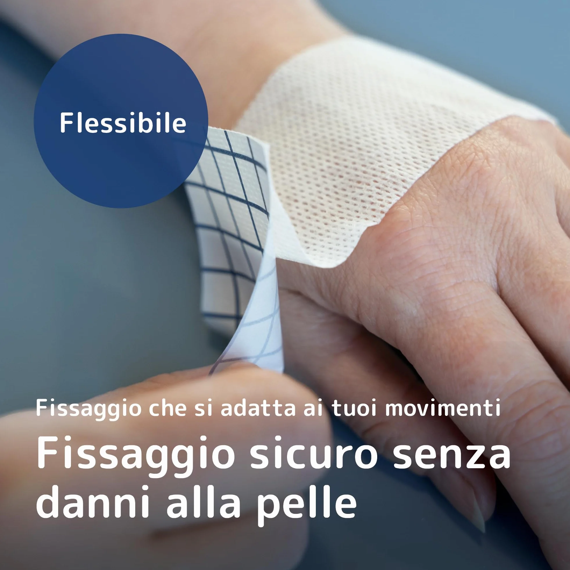 ABENA Nastro Adesivo Medico Elastico non Tessuto Ipoallergenico 10 cm x 10 m