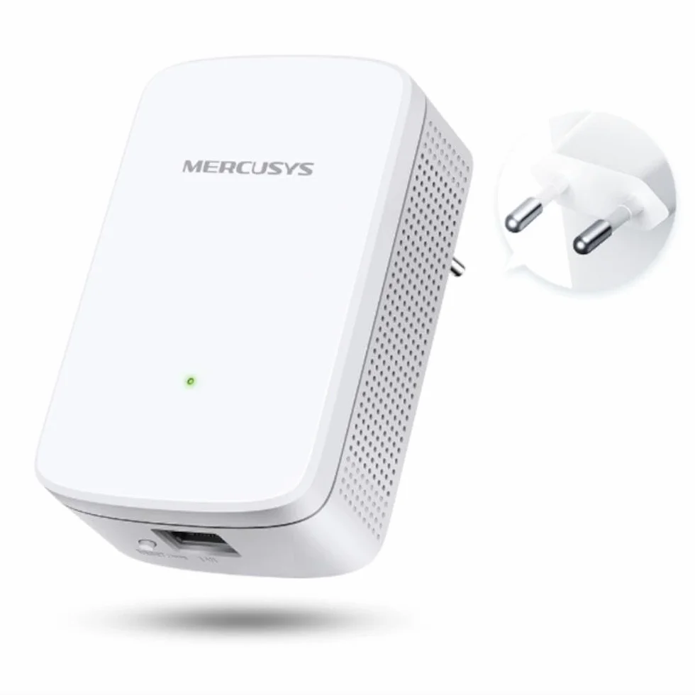 Mercusys TP-Link ME10 Ripetitore Wireless WiFi Extender e Access Point, Velocità Single Band 300Mbps, Porta LAN, Potenzia la tua Copertura Wi-Fi, Compatibile con Modem Router